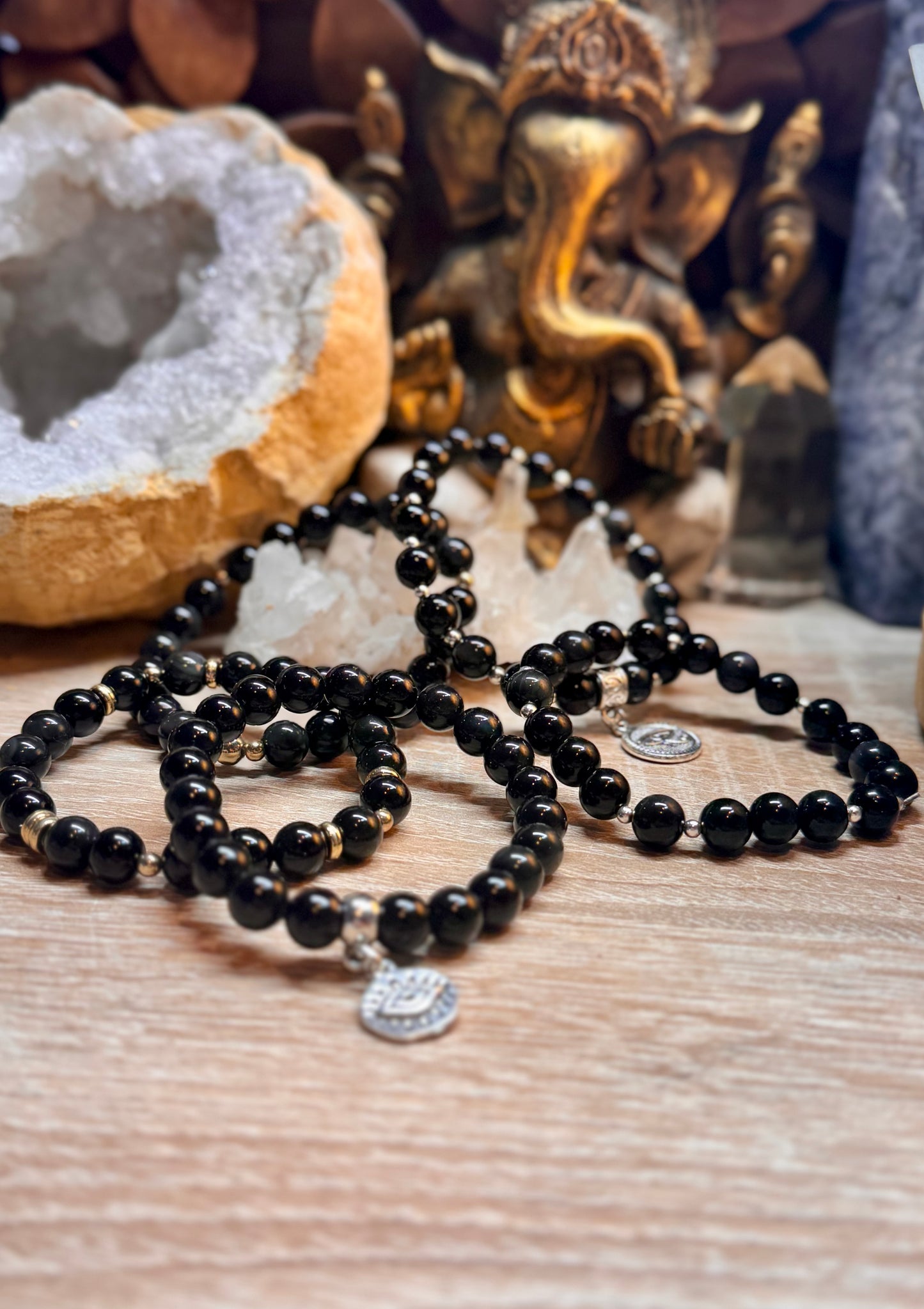Bracelets Obsidienne Oeil Céleste