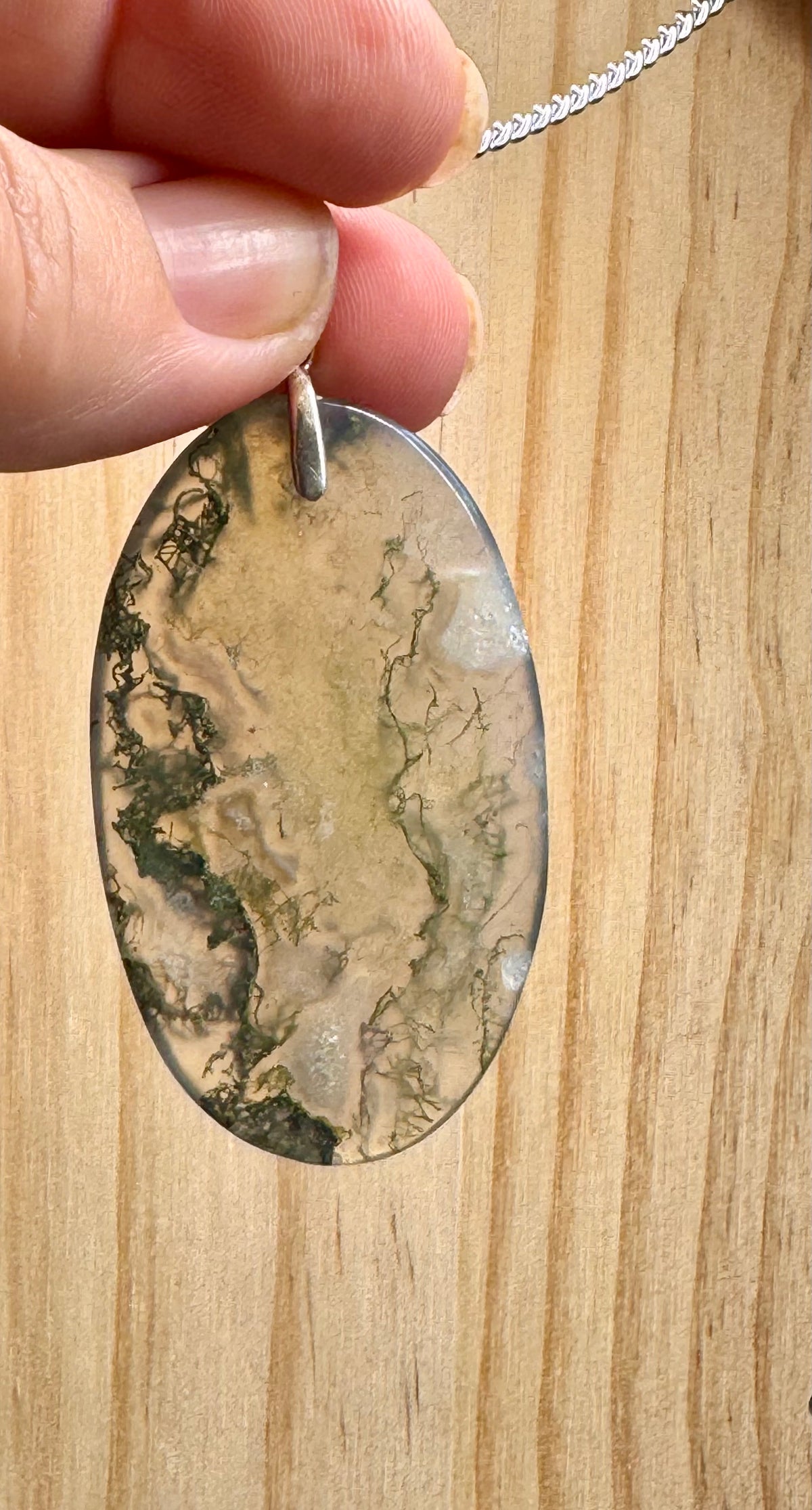Pendentif d’Agate Mousse