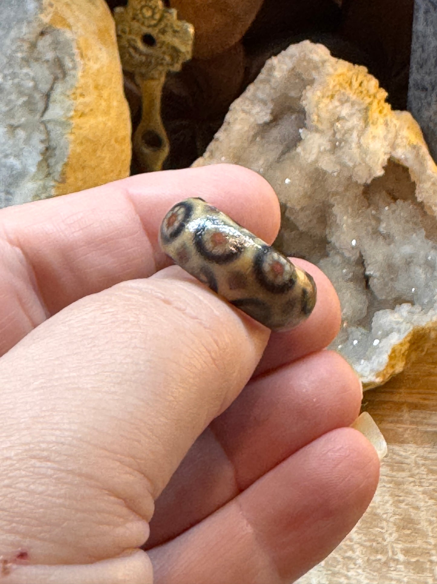 Bague fantaisie en bois