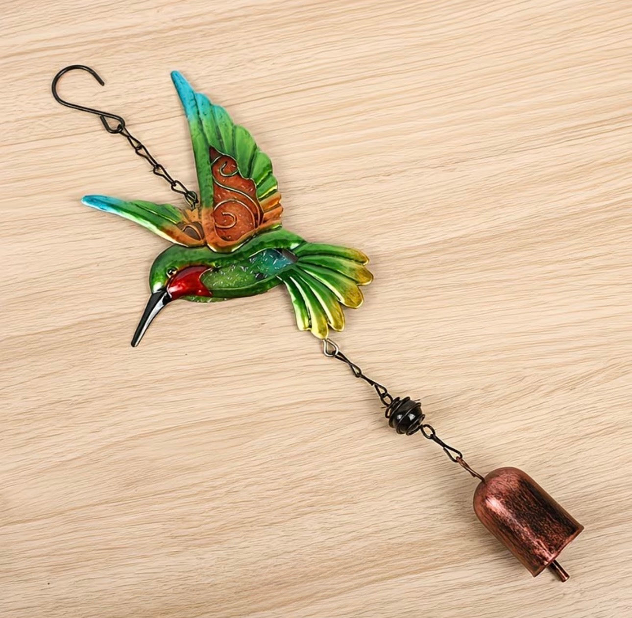 Carillon 2D colibri vert