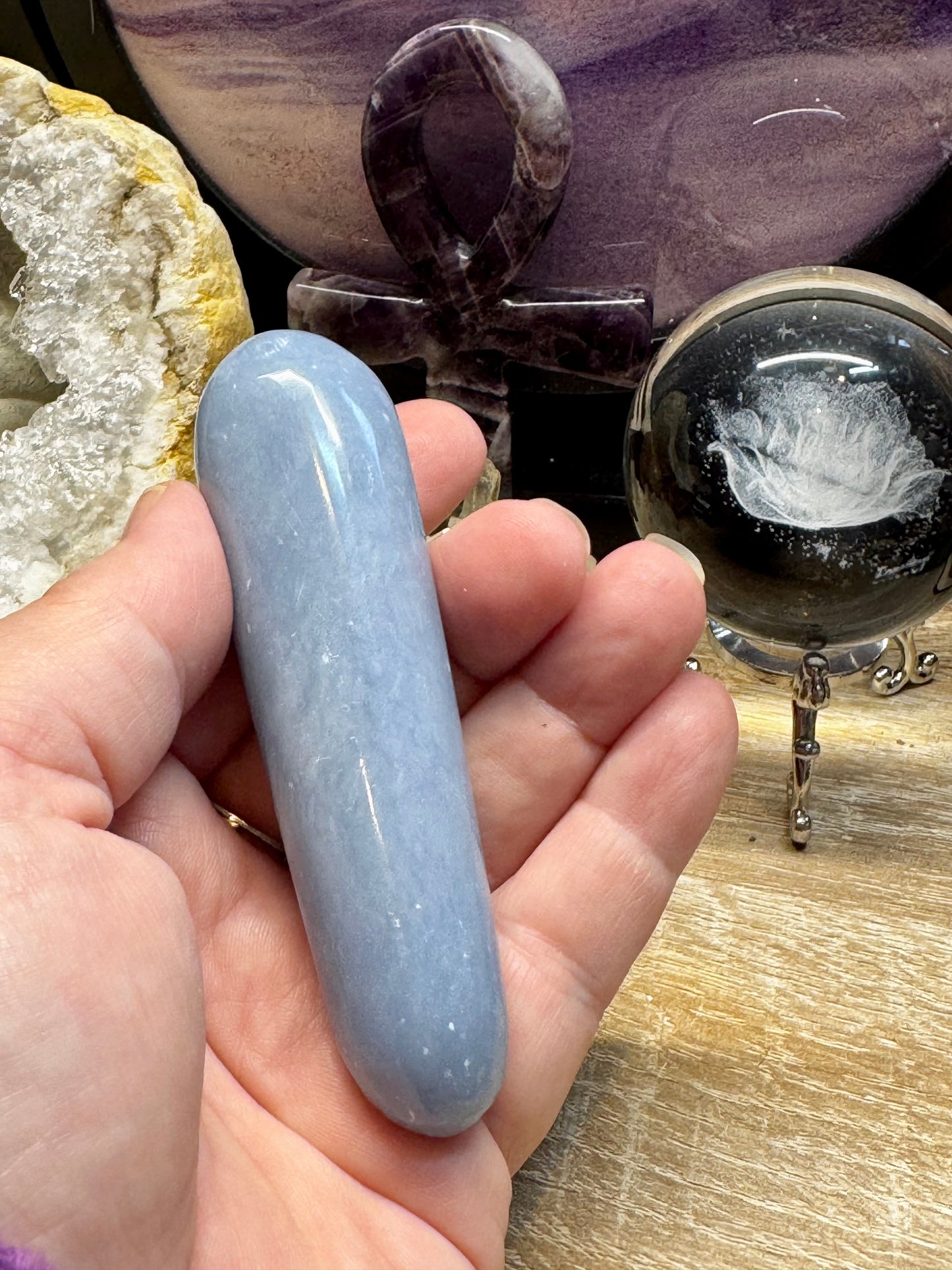 Bâton de massage en Angélite