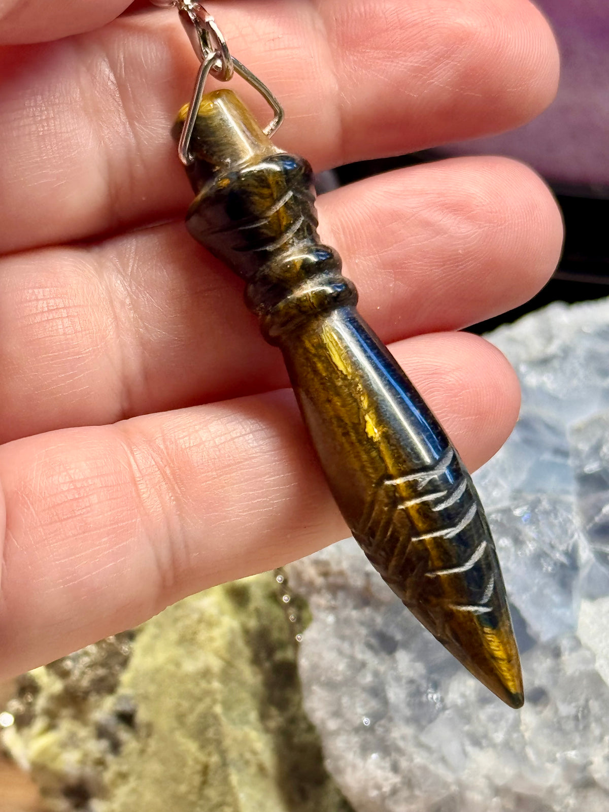 Pendule Thot Oeil de Tigre