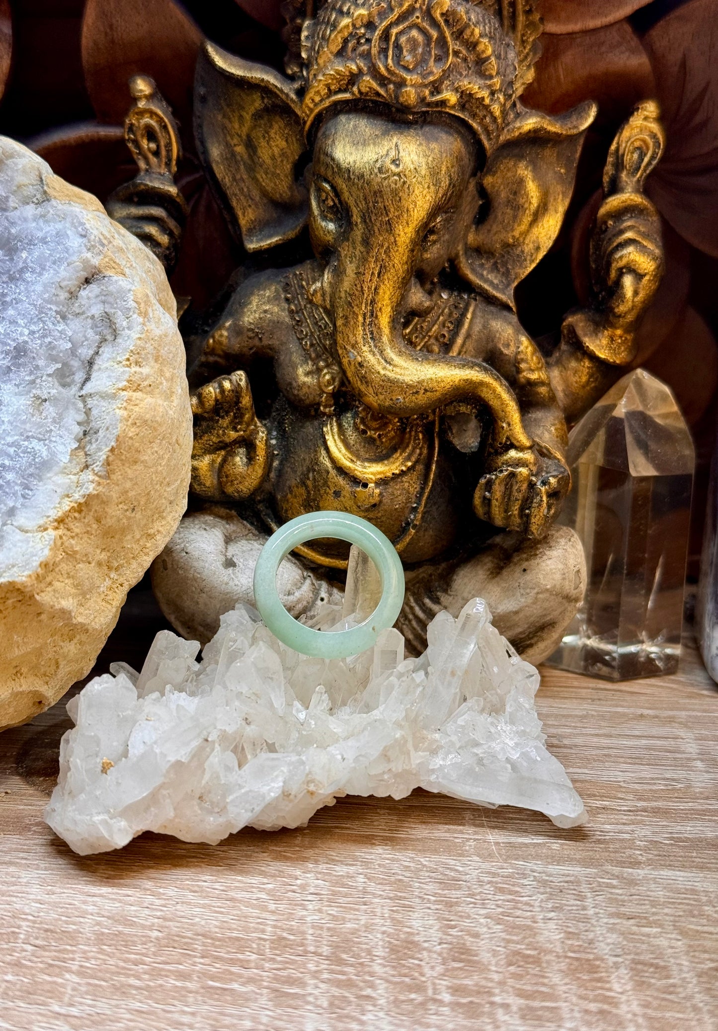 Anneau en Aventurine T57