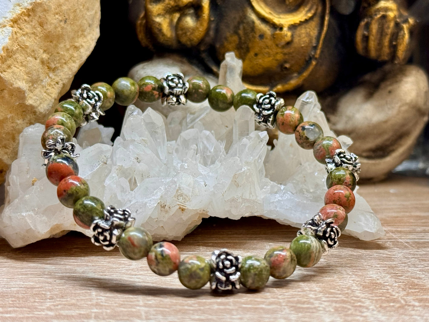 Bracelet Unakite "Équilibre et Calme"