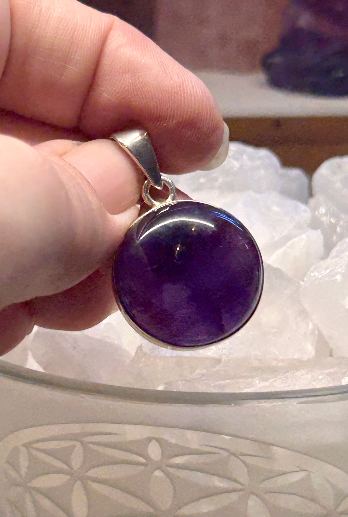 Pendentif en améthyste