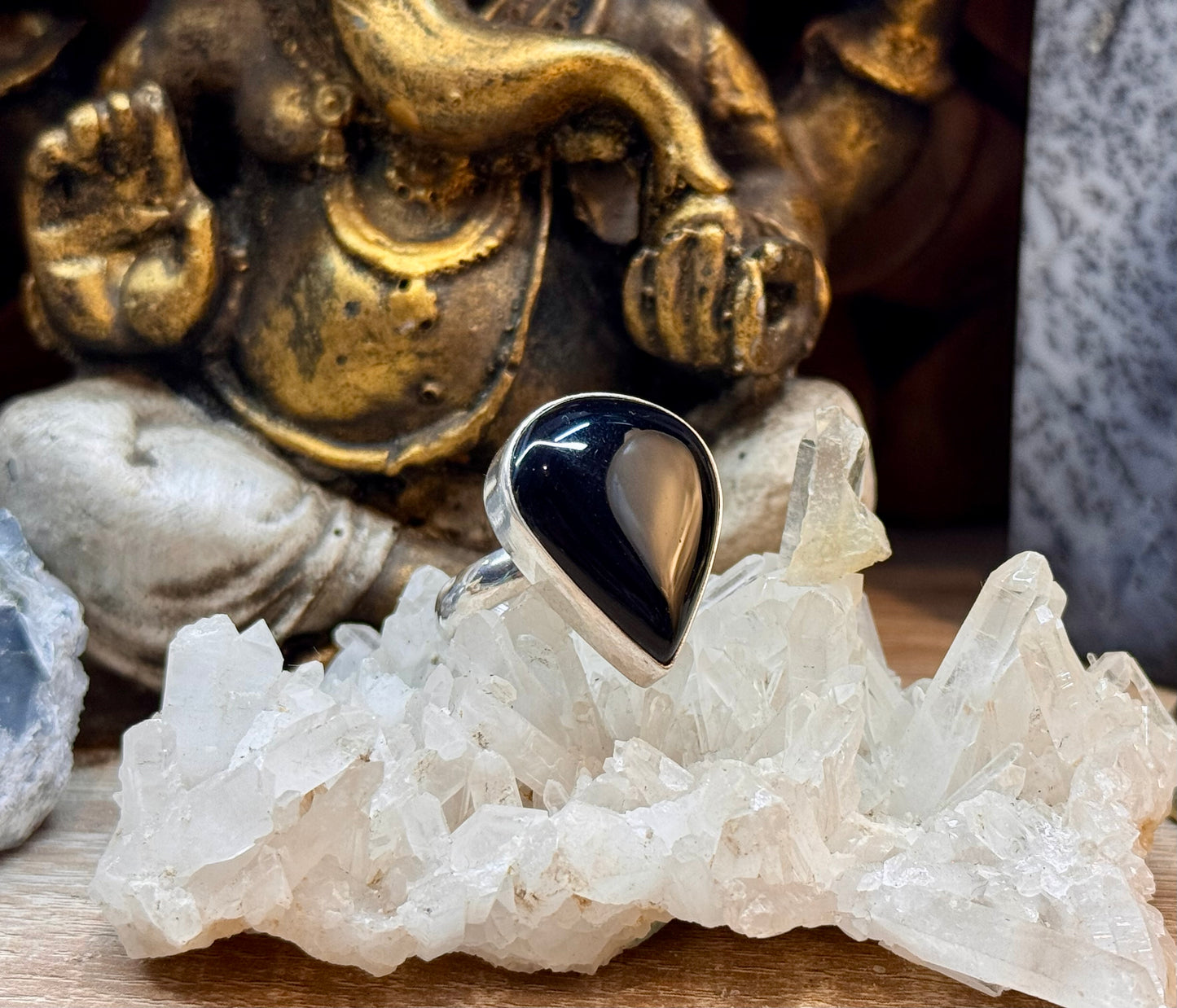 Bague Onyx noir