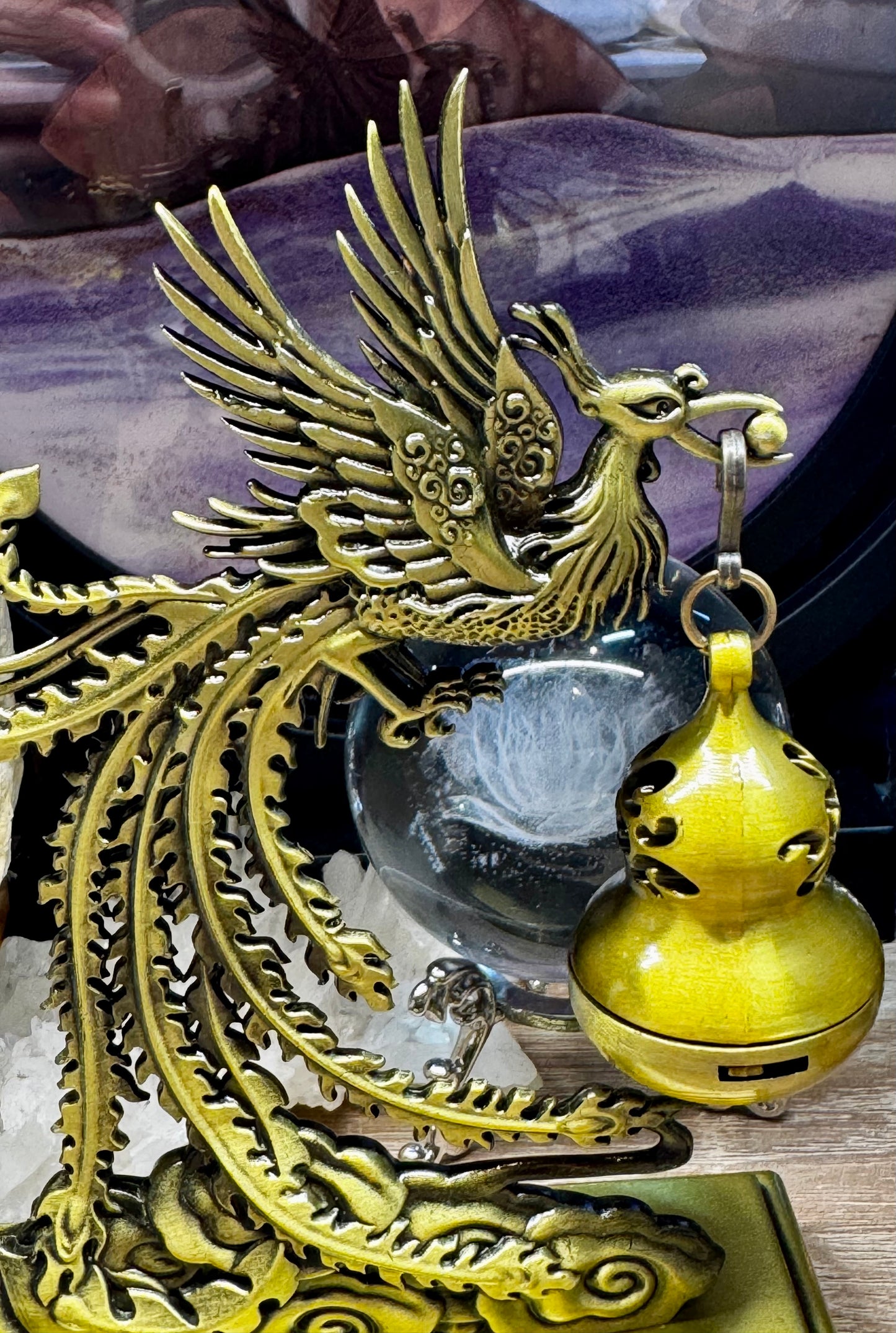 Porte encens Phoenix