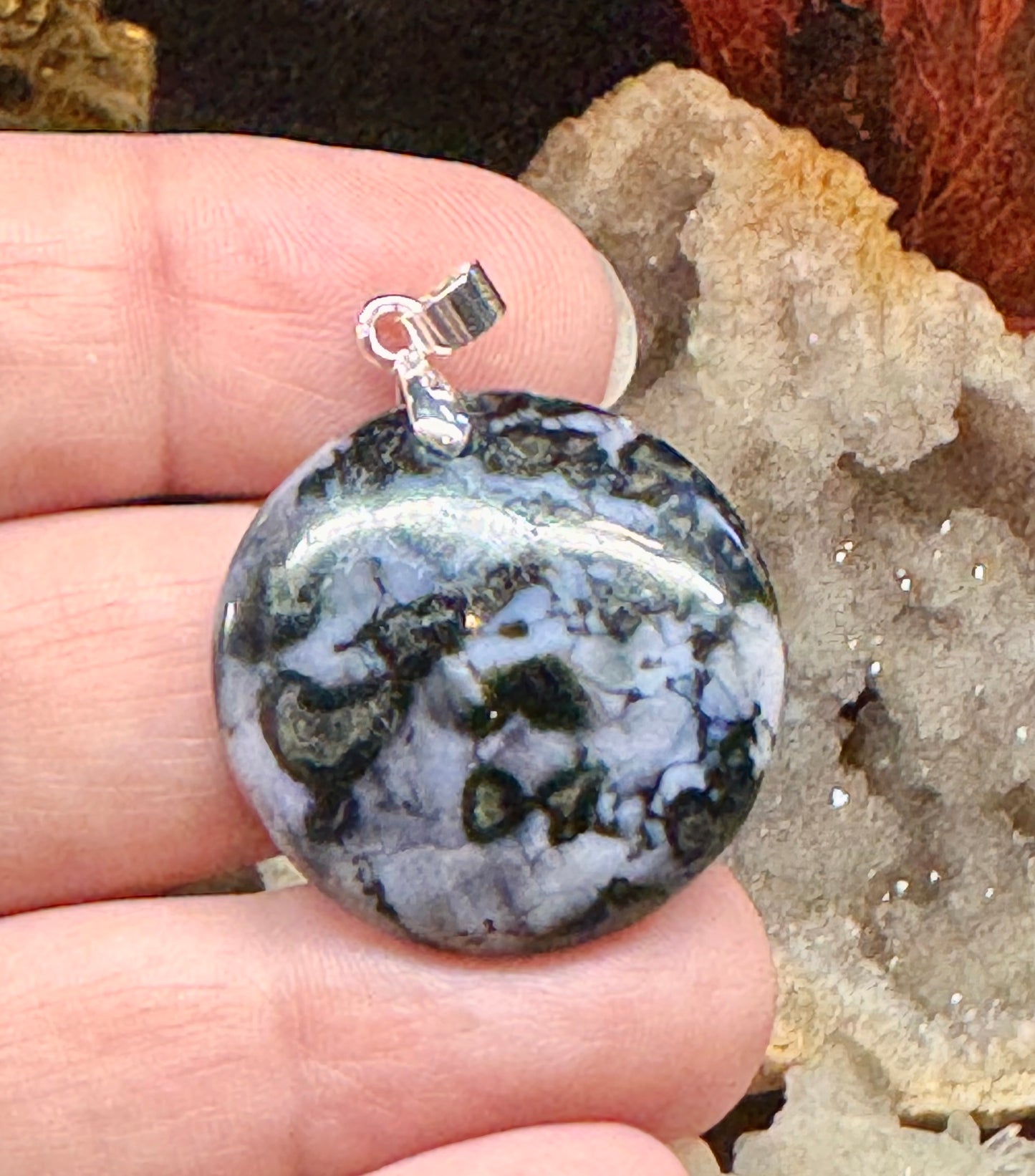 Pendentif de gabbro