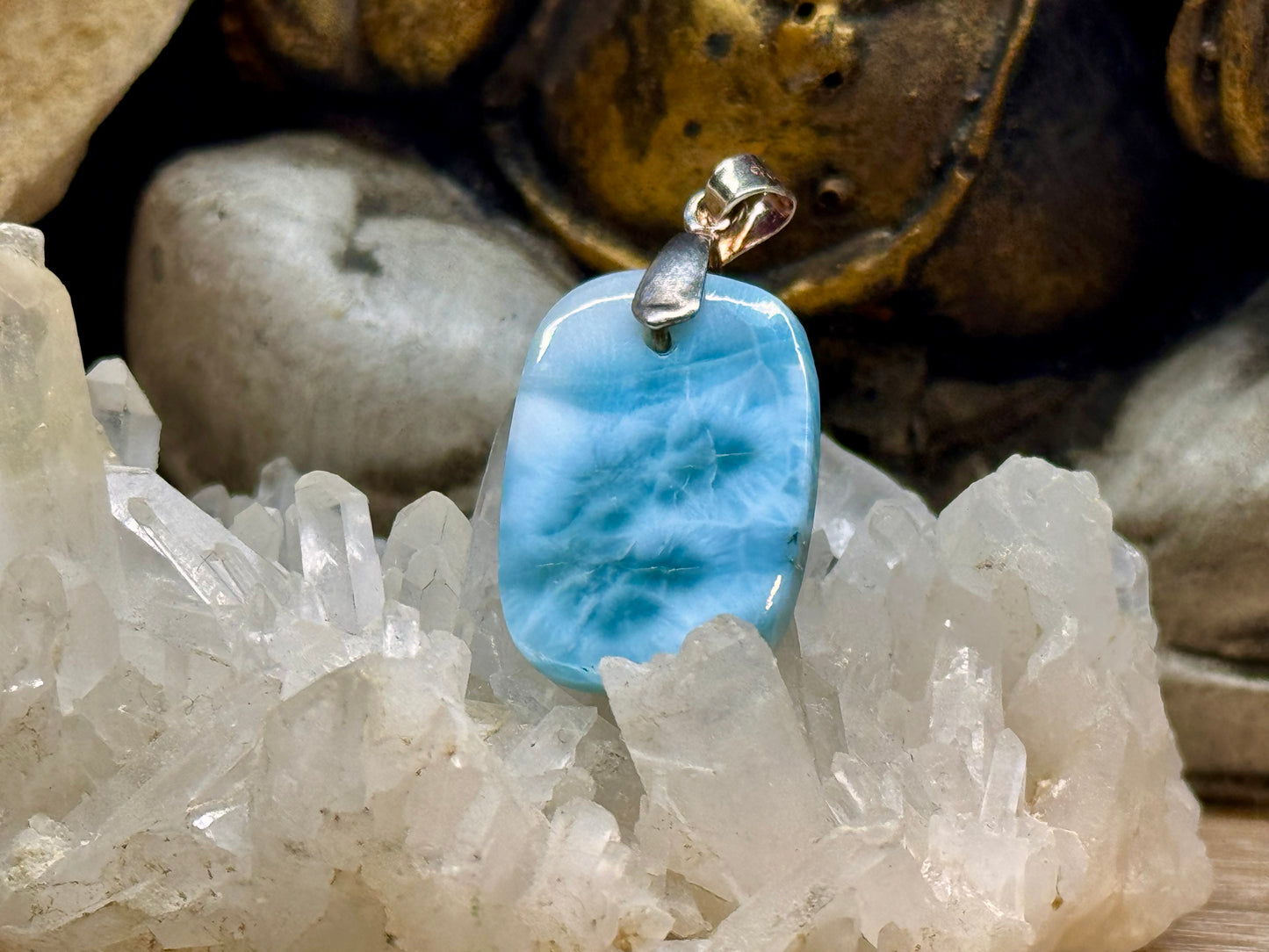 Pendentif de larimar