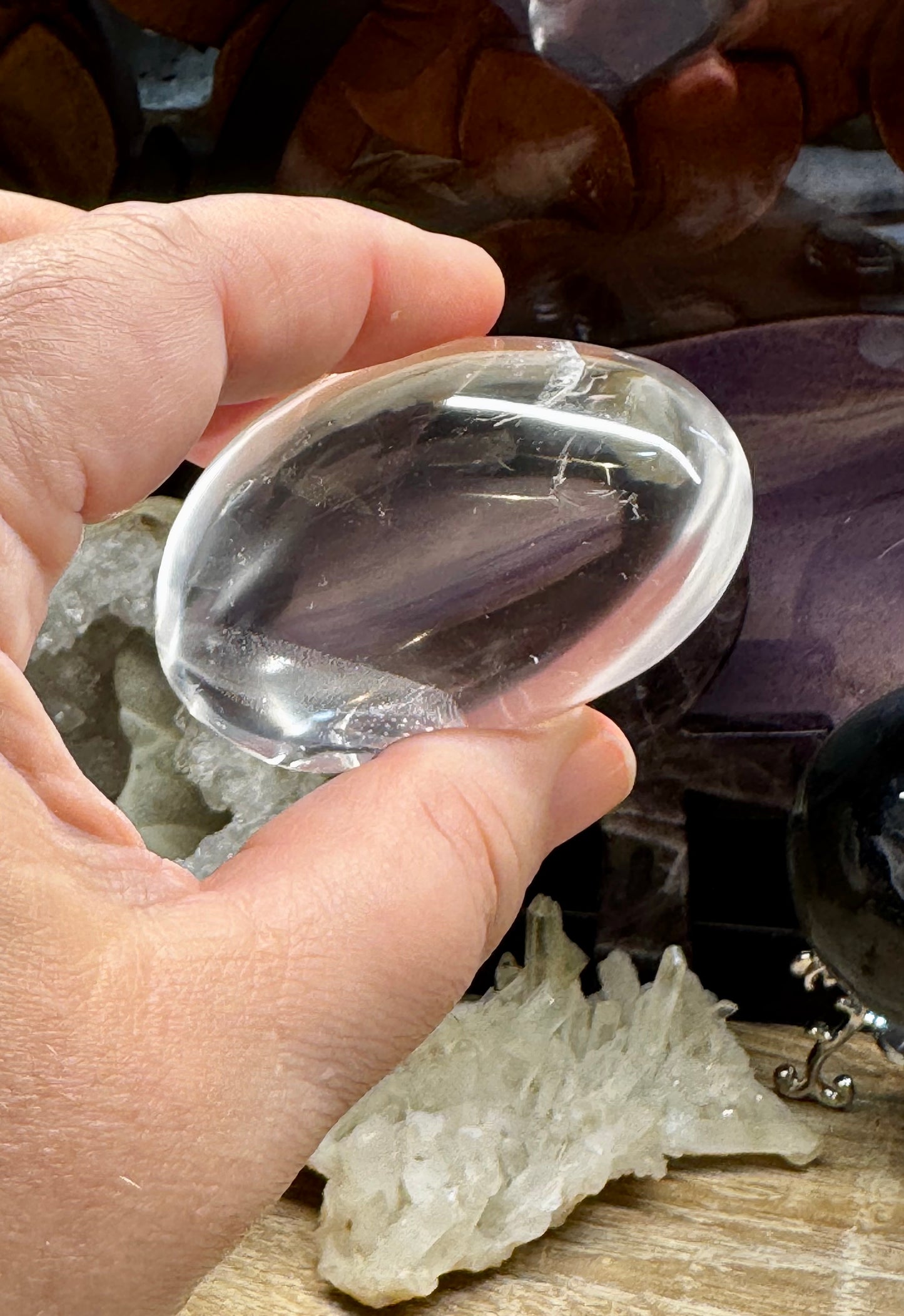 Galets de Quartz Cristal