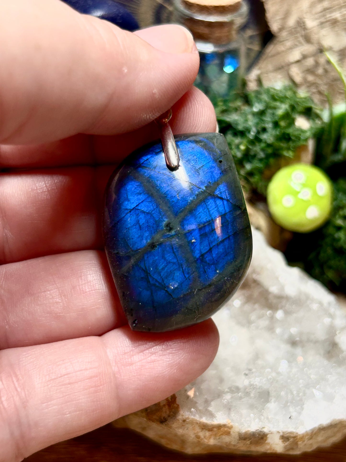 Pendentif en labradorite
