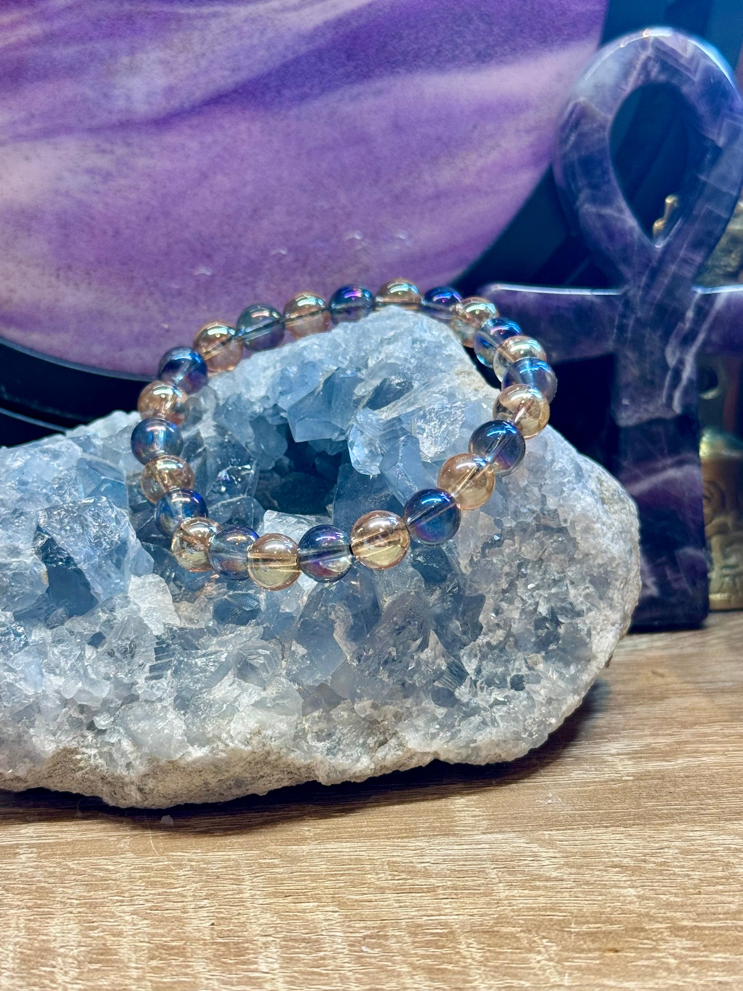 Bracelet en perles d’Aqua Aura