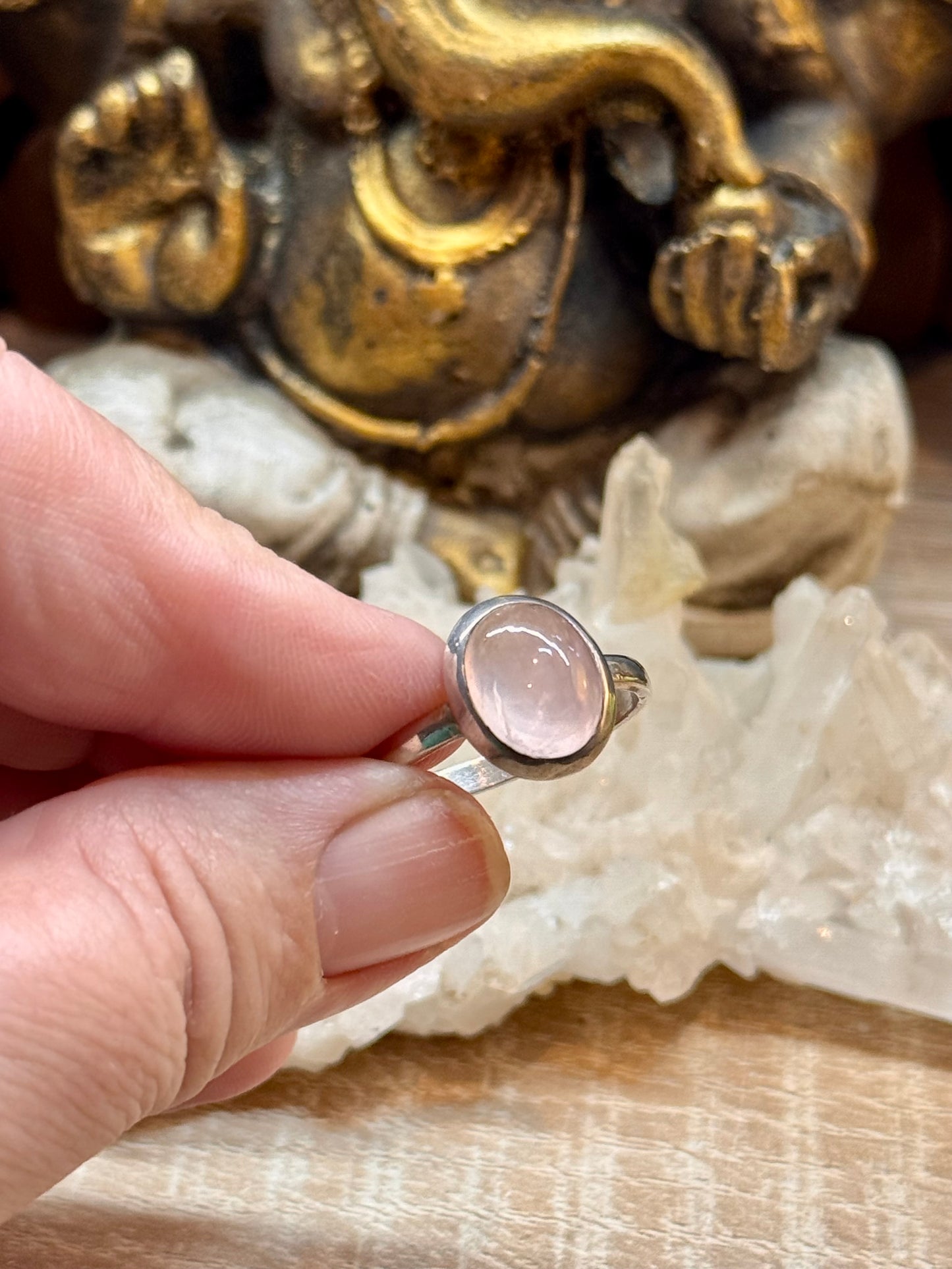 Bague Quartz Rose