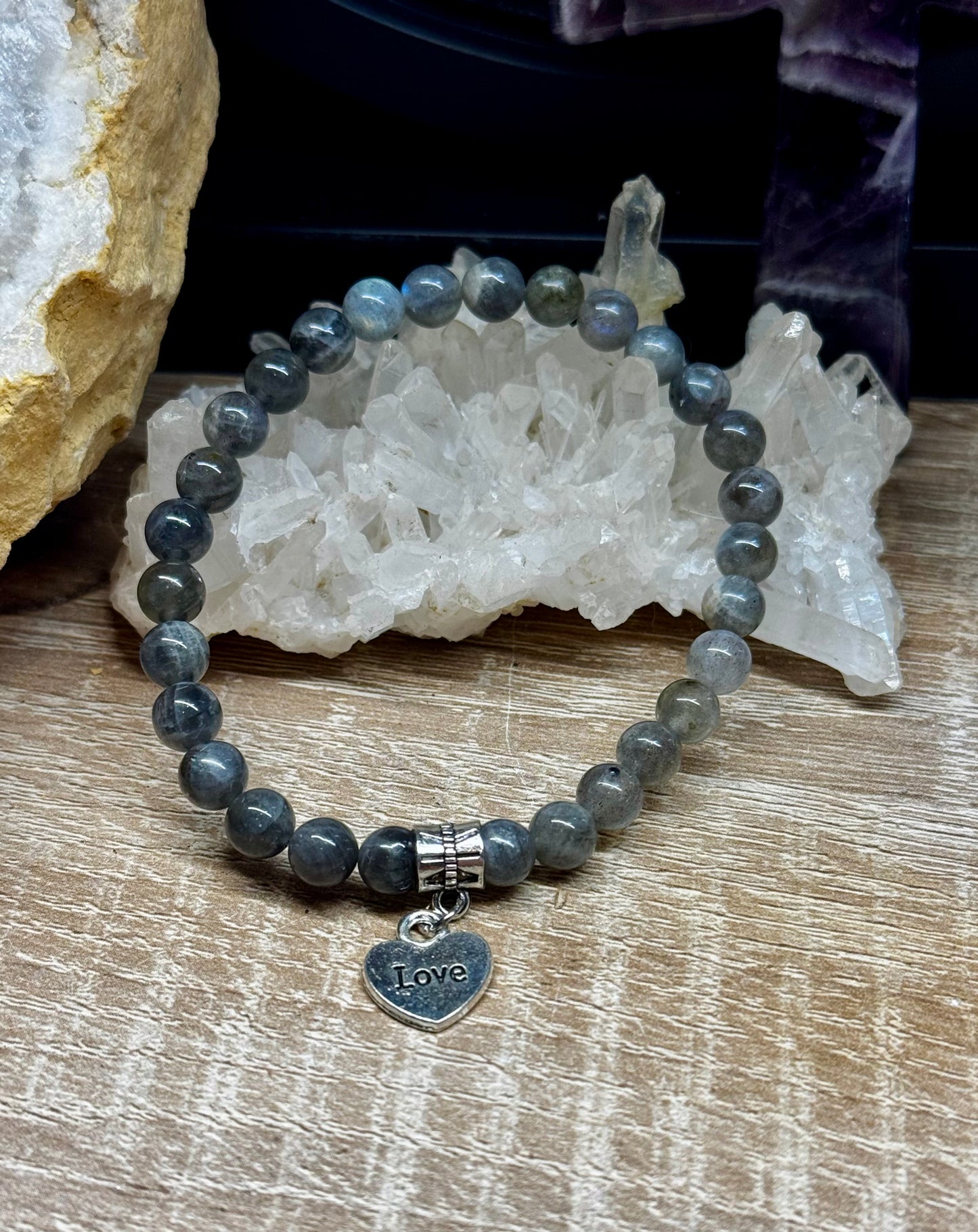 Bracelet de Labradorite 6mm