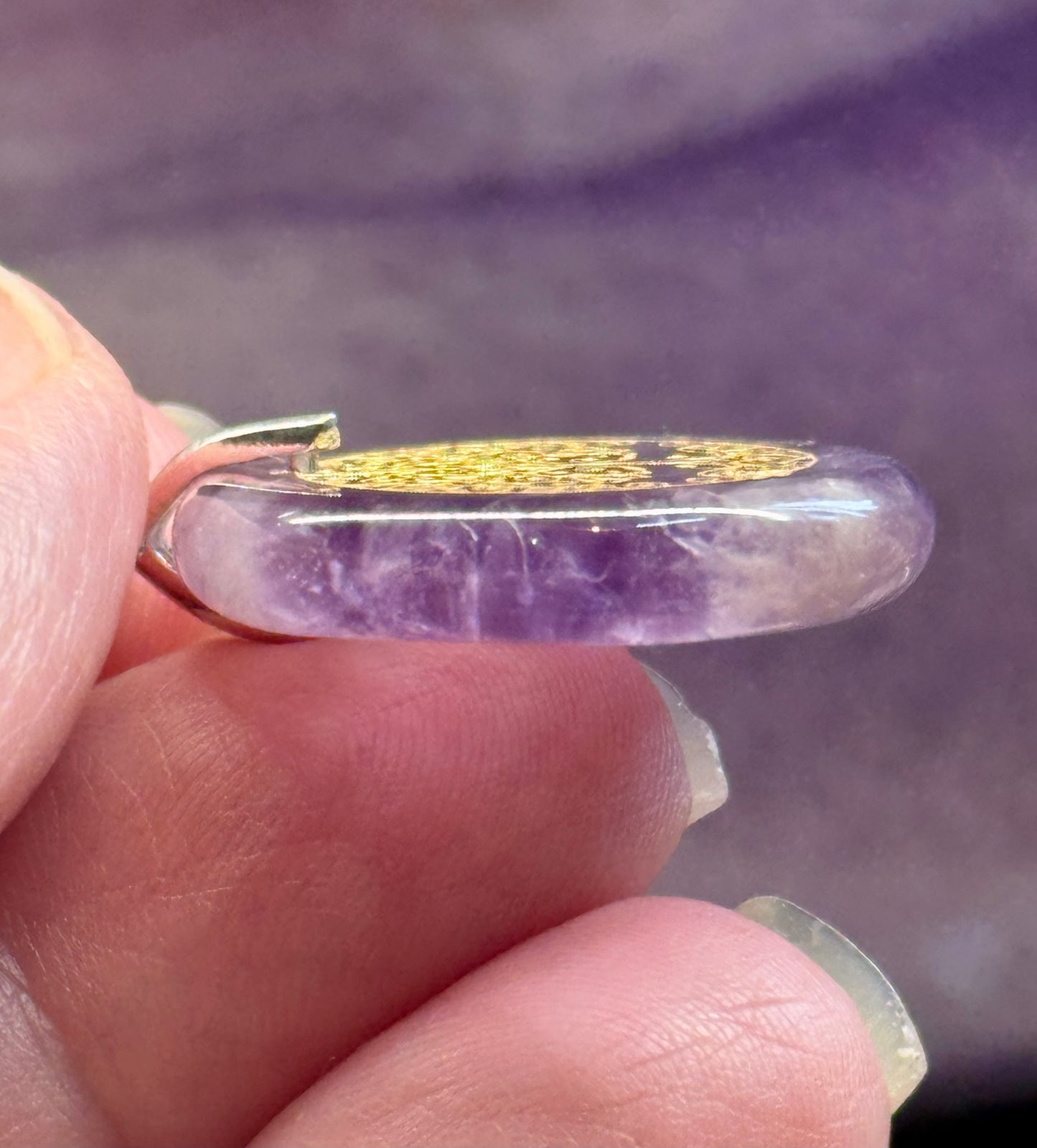 Pendentif Améthyste - Arbre de vie 1