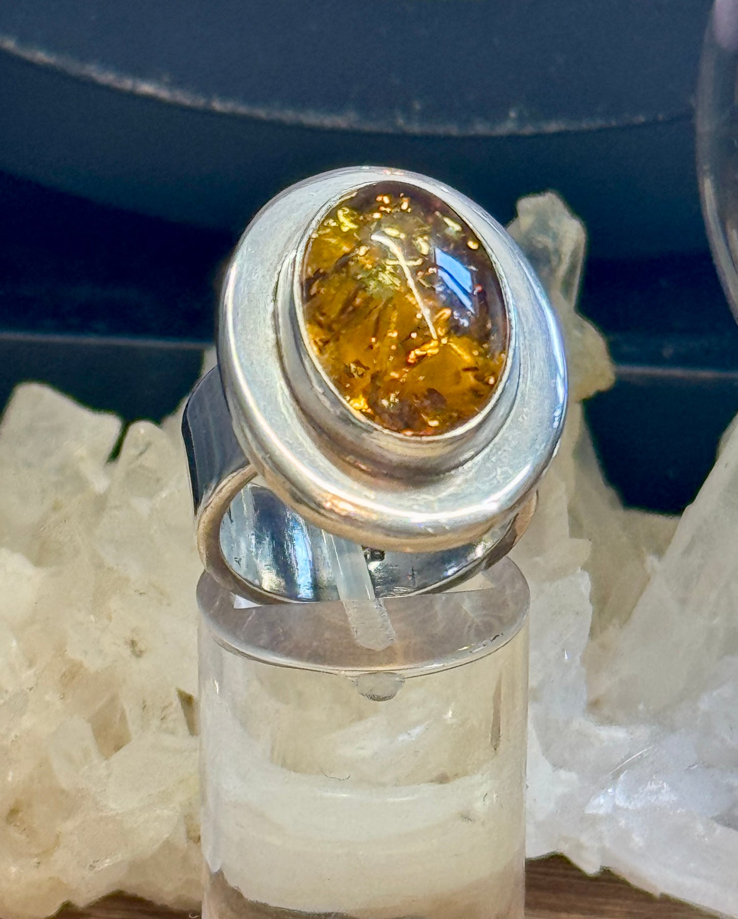 Bague en Ambre T53