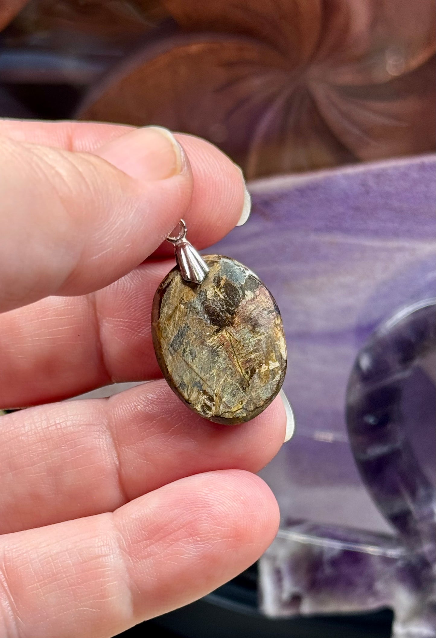 Pendentif de Bronzite