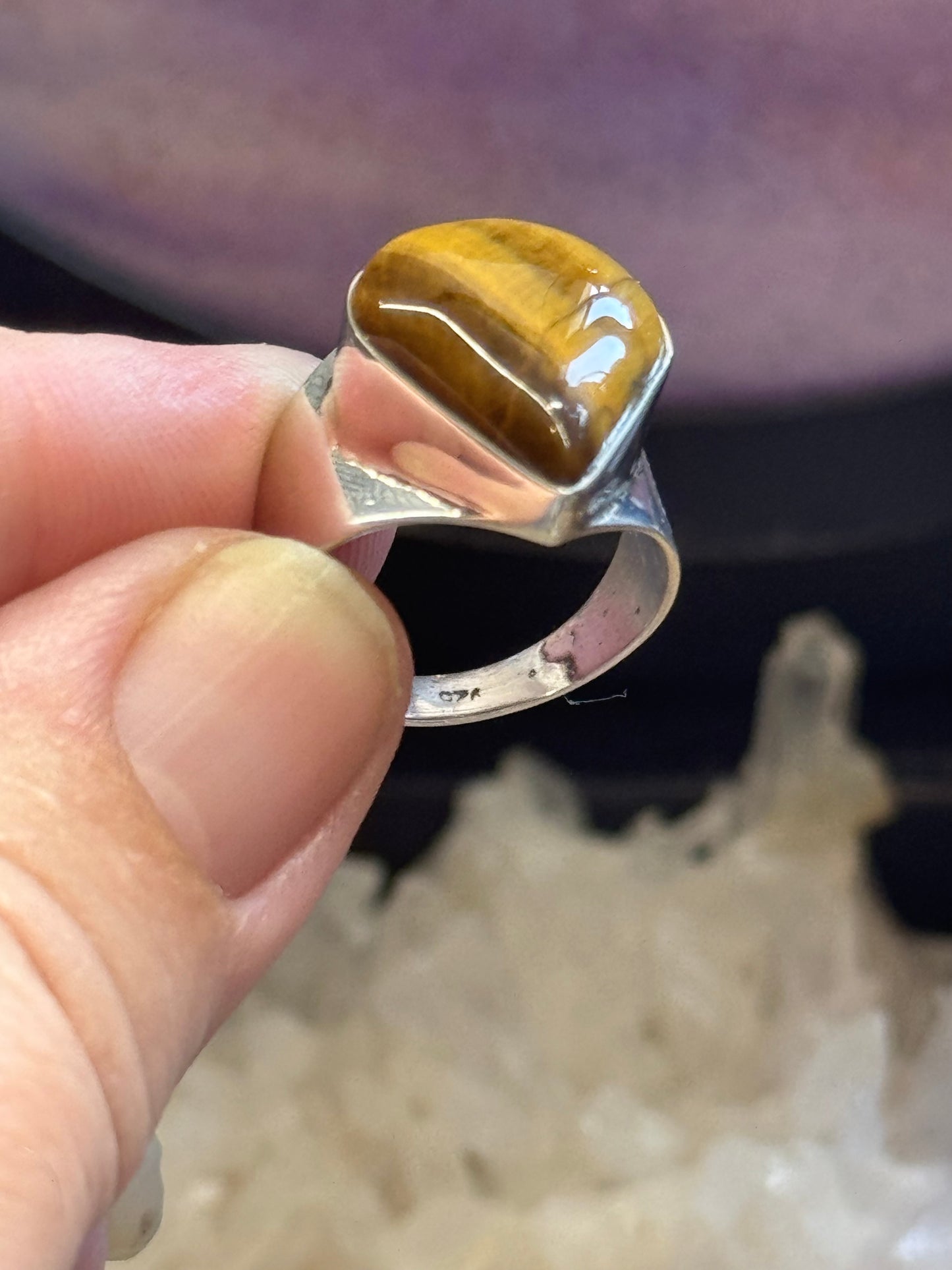 Bague Oeil de Tigre T52