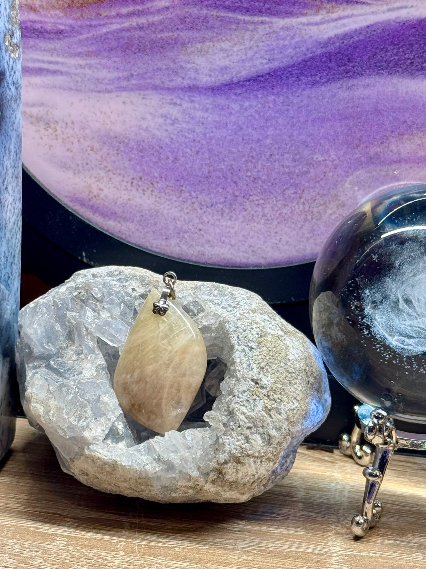 Pendentif de Pierre de lune 3