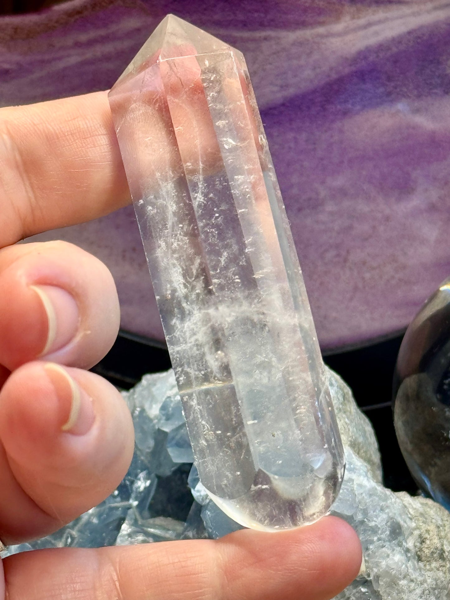 Bâton de massage en Cristal de Roche