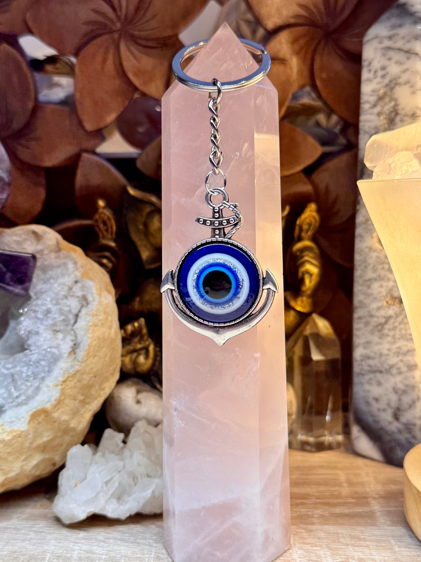 Porte clé Œil de Nazar et Ancre