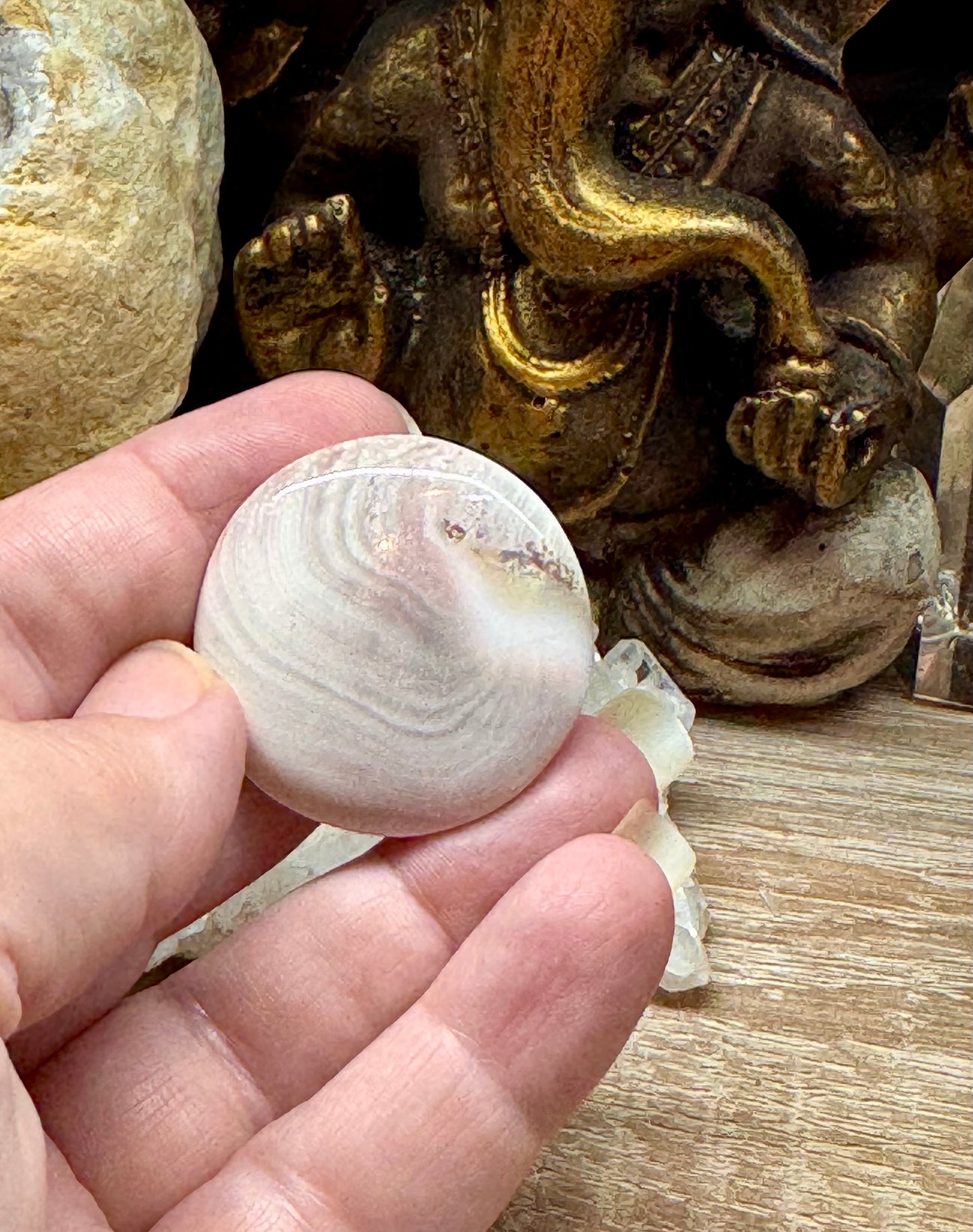 Galet rond Œil de Shiva