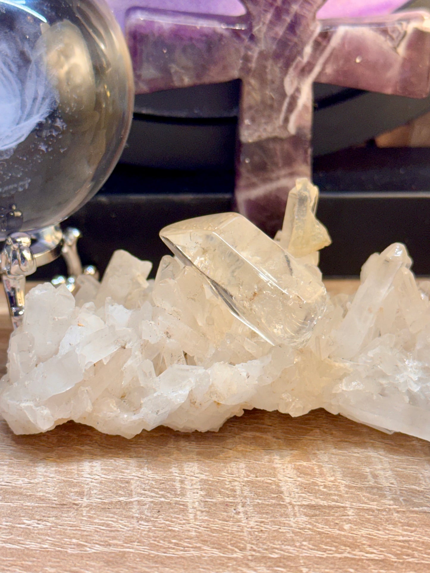 Pointes de citrine naturelles polies