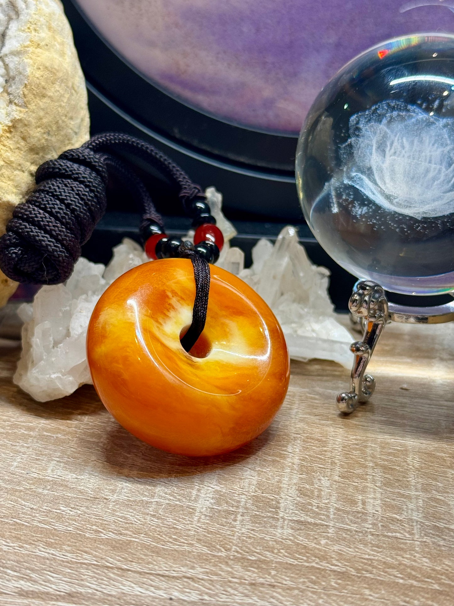 Donut d’Ambre avec cordage