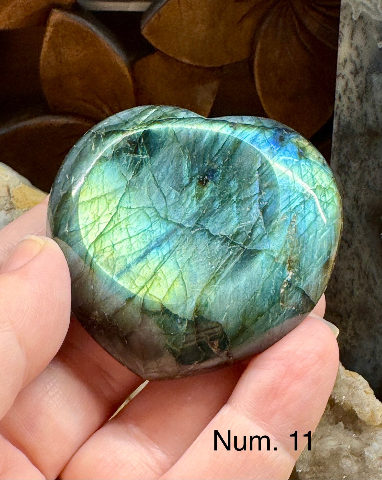 Pierre anti-stress labradorite