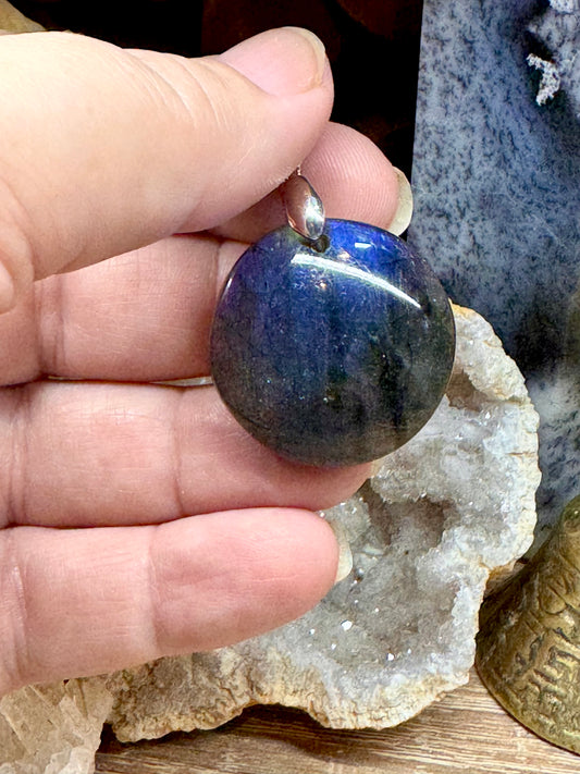 Pendentif de labradorite
