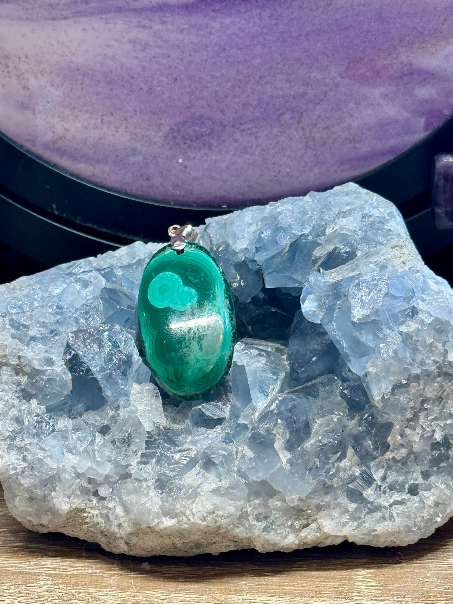 Pendentif de Malachite