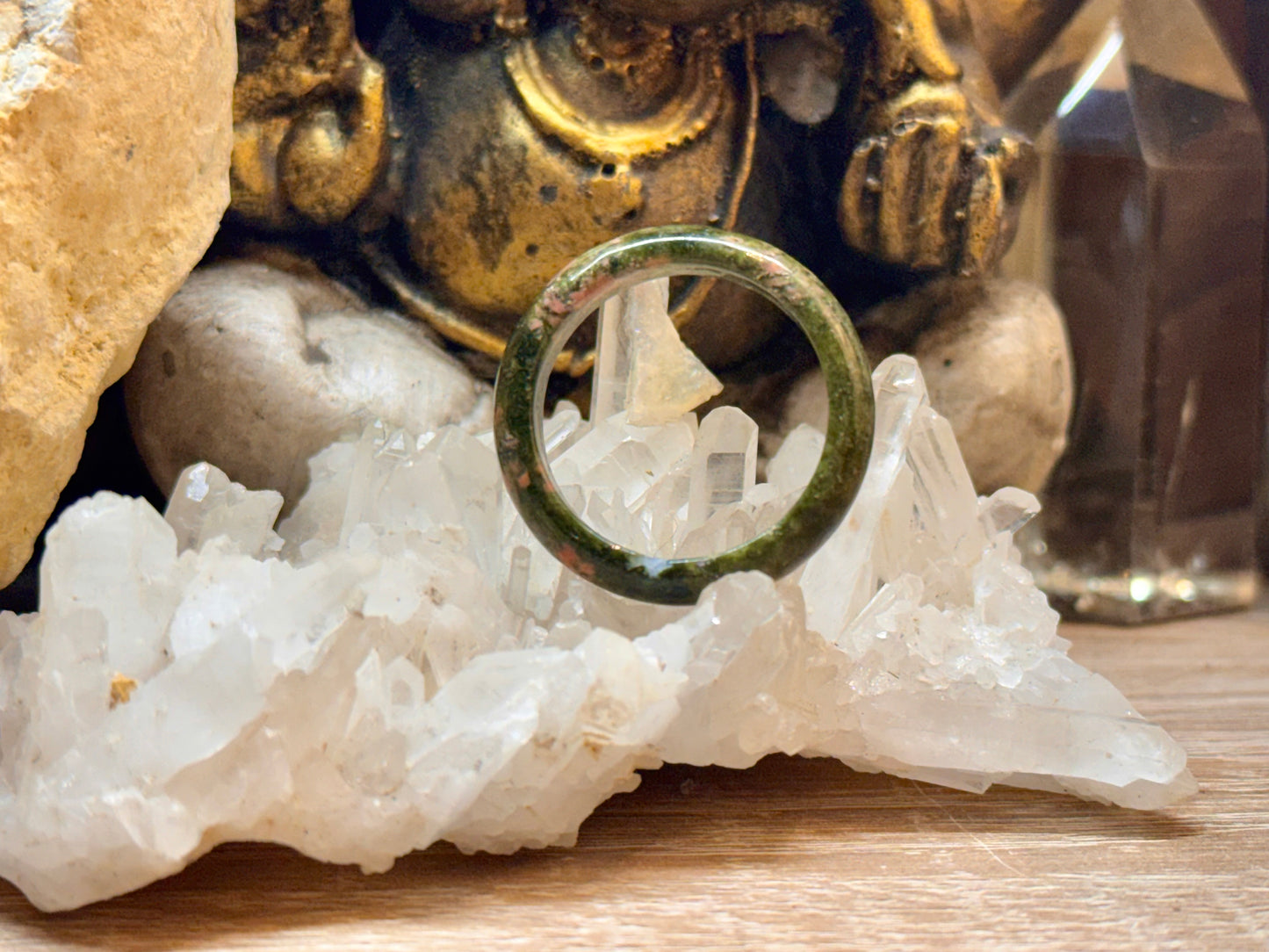 Anneau d’Unakite T65