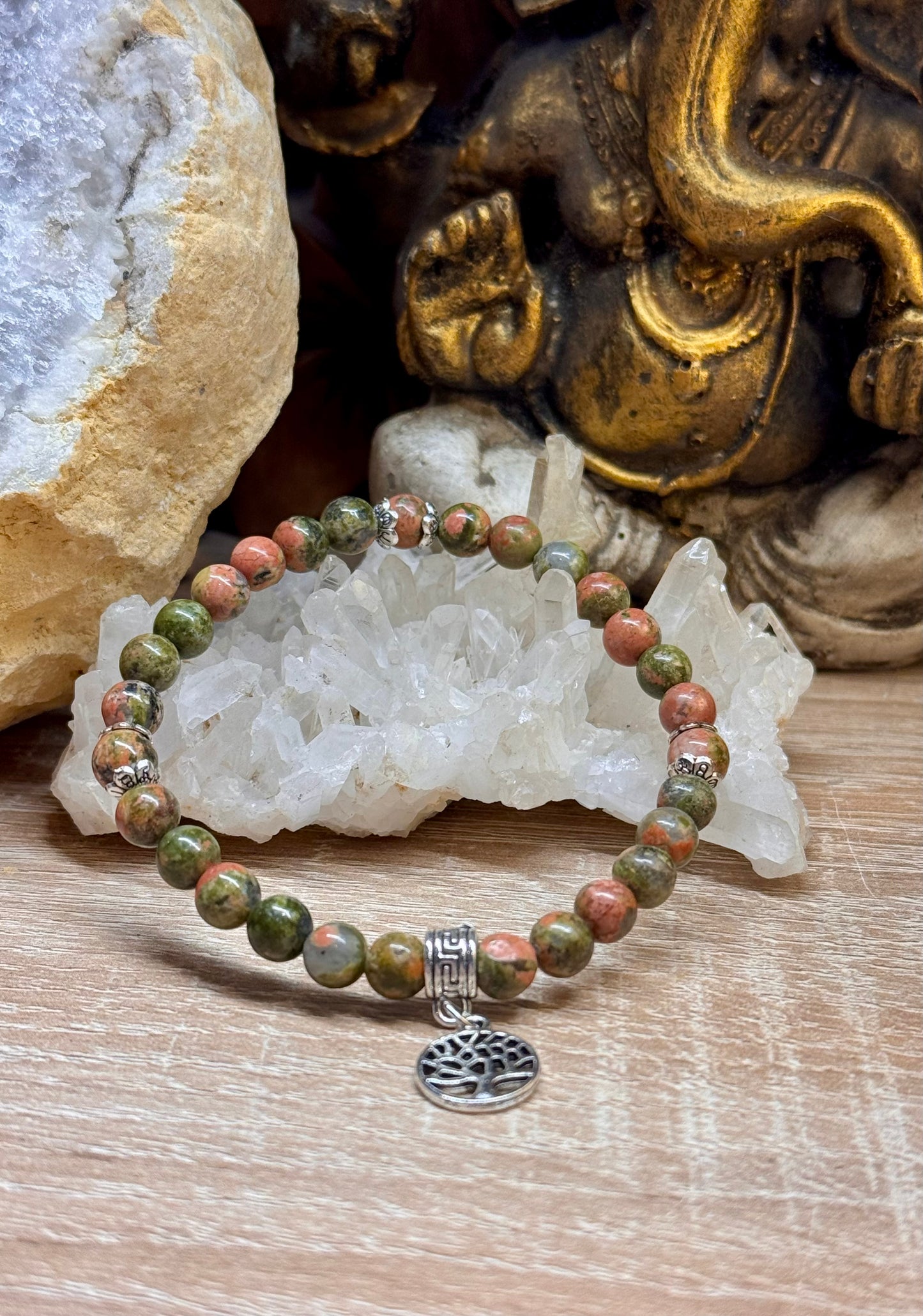Bracelet Unakite "Équilibre et Calme"