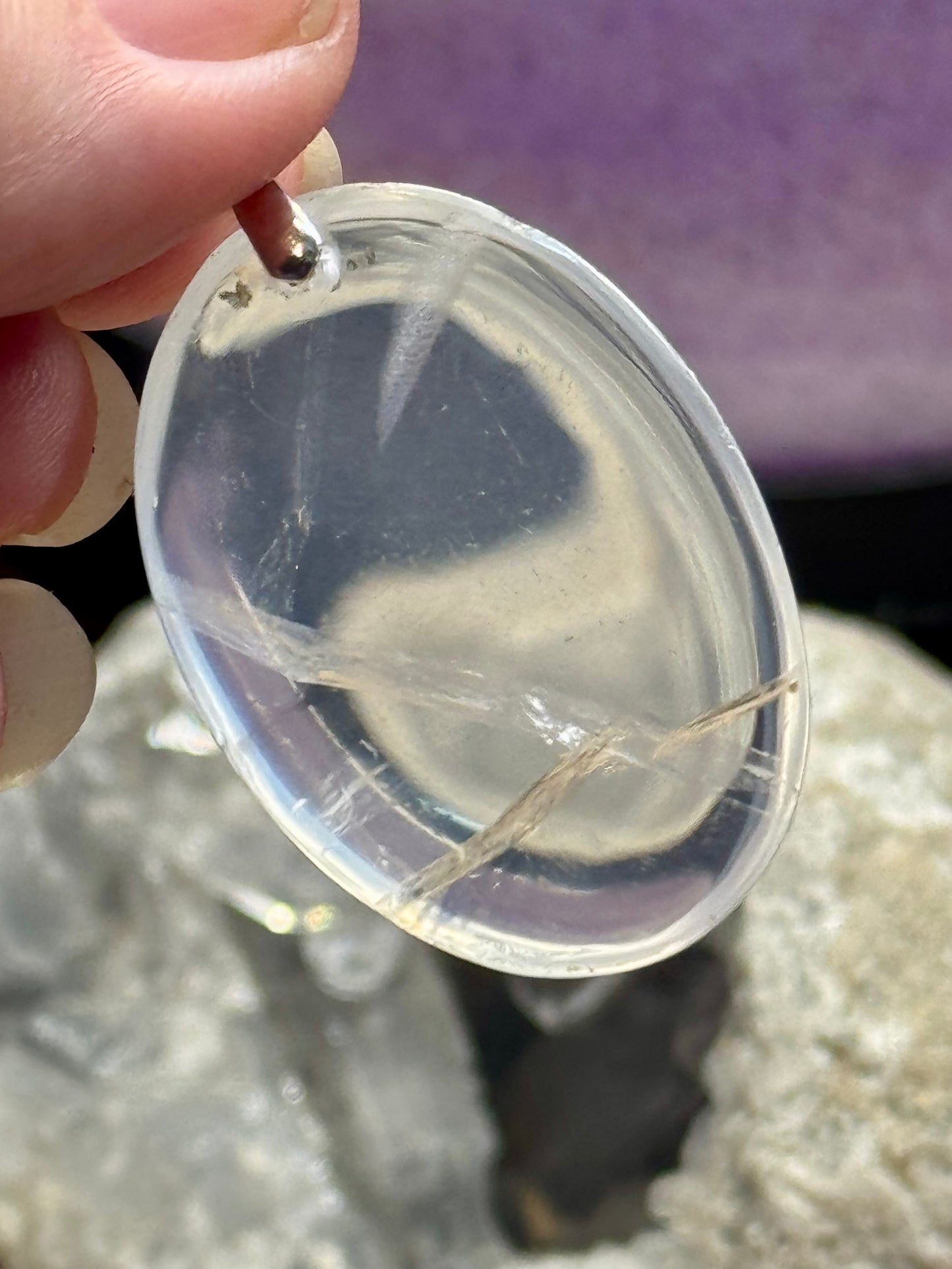 Pendentif de Quartz Laiteux 2