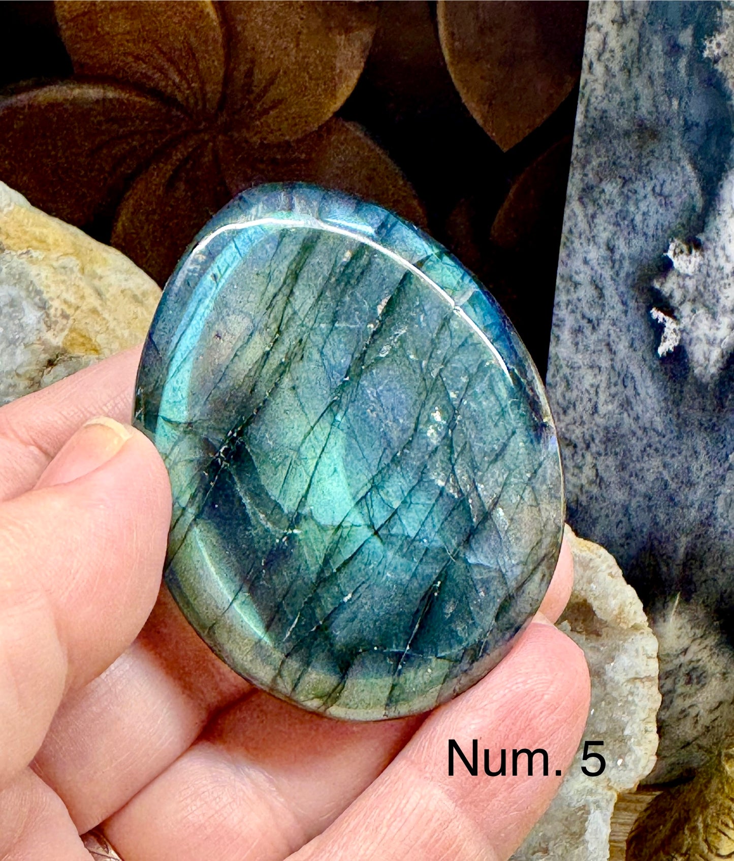 Pierre anti-stress labradorite