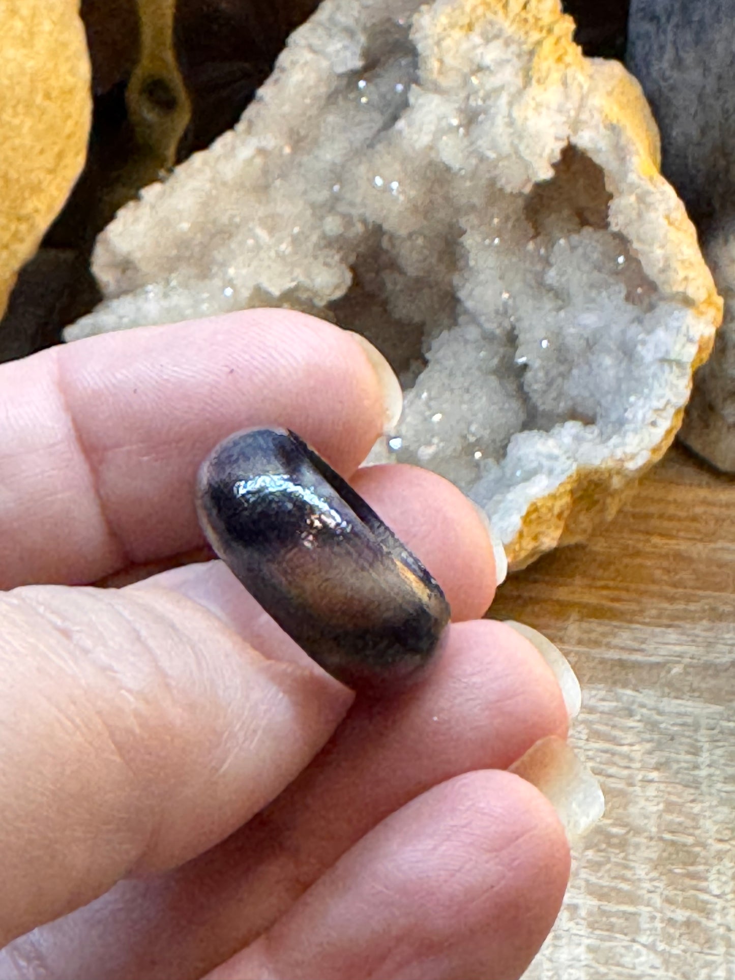Bague fantaisie en bois