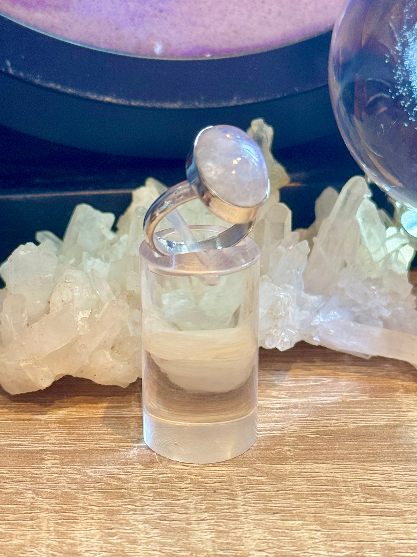 Bague de Pierre de Lune T52