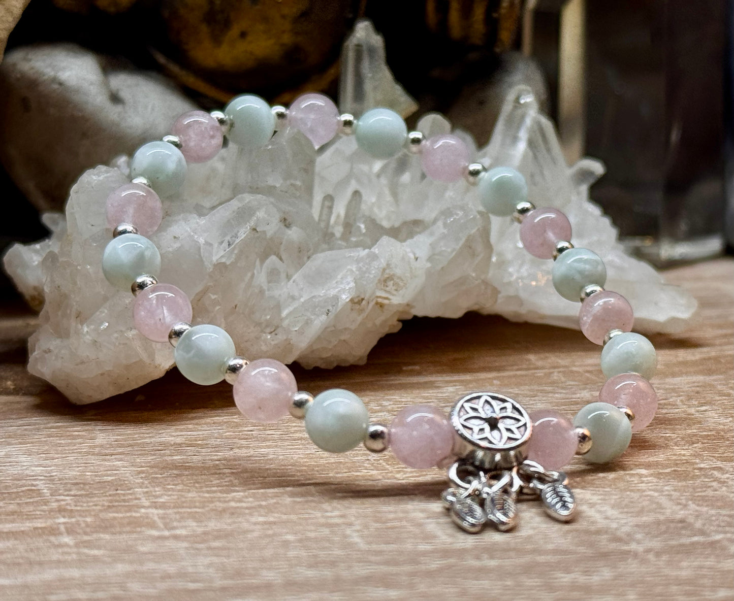 Bracelet "Compassion, Amour et Bonheur"