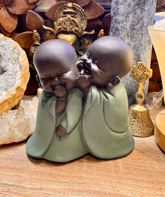 Statuette Bouddhas bonzes