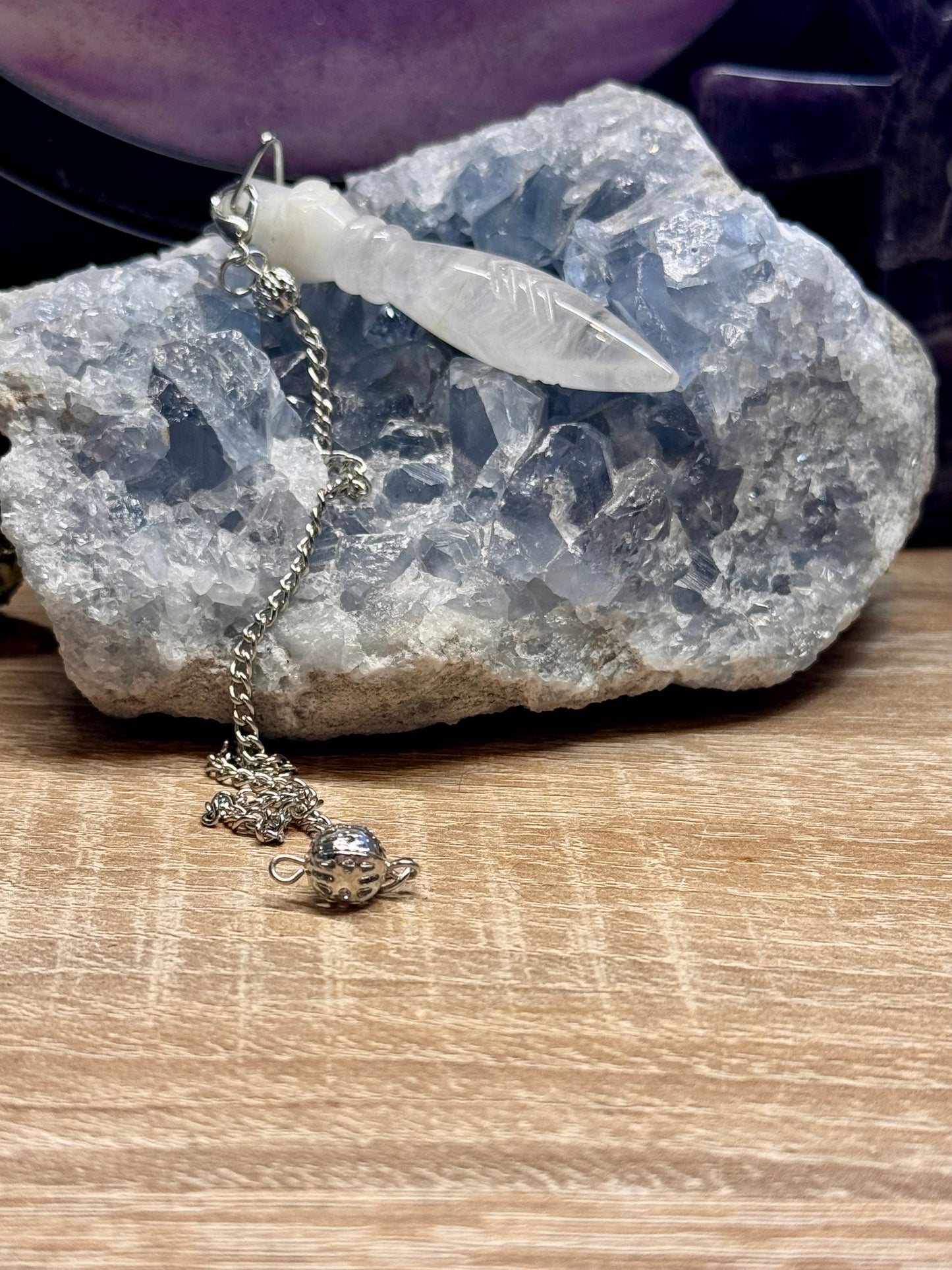 Pendule Thot en Cristal de Roche