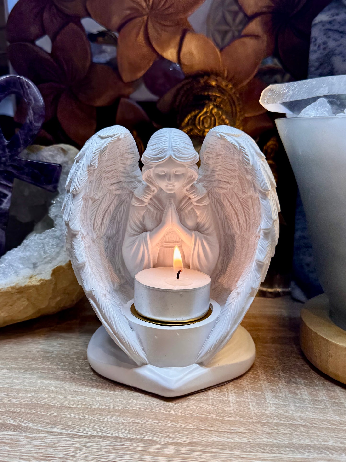 Bougeoir et Brûleur d’encens ange