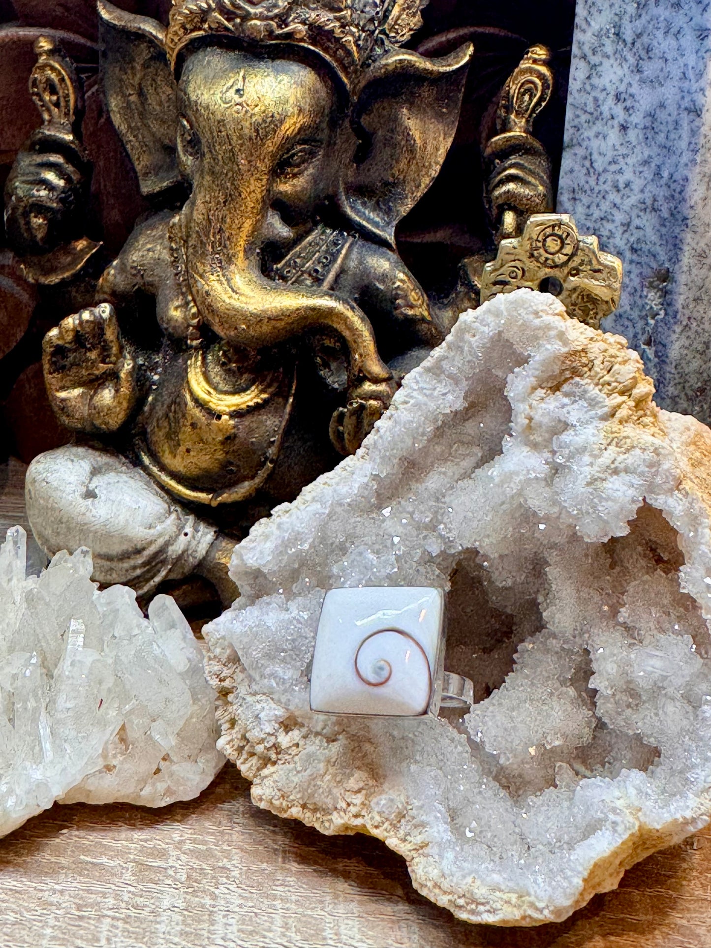 Bague Œil de Shiva T53 ajustable