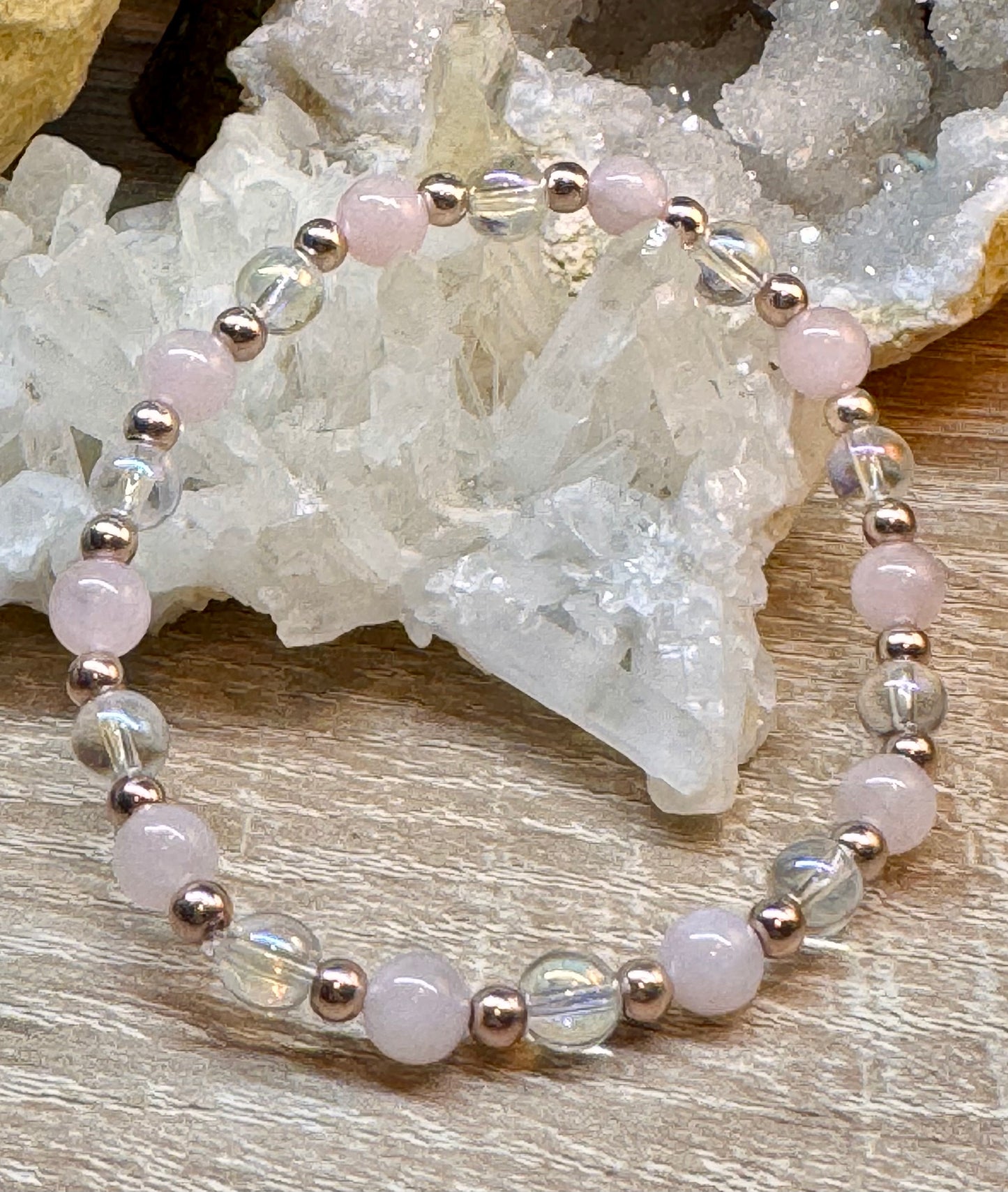 Bracelet "Amour Inconditionnel, Tranquillité et Joie"