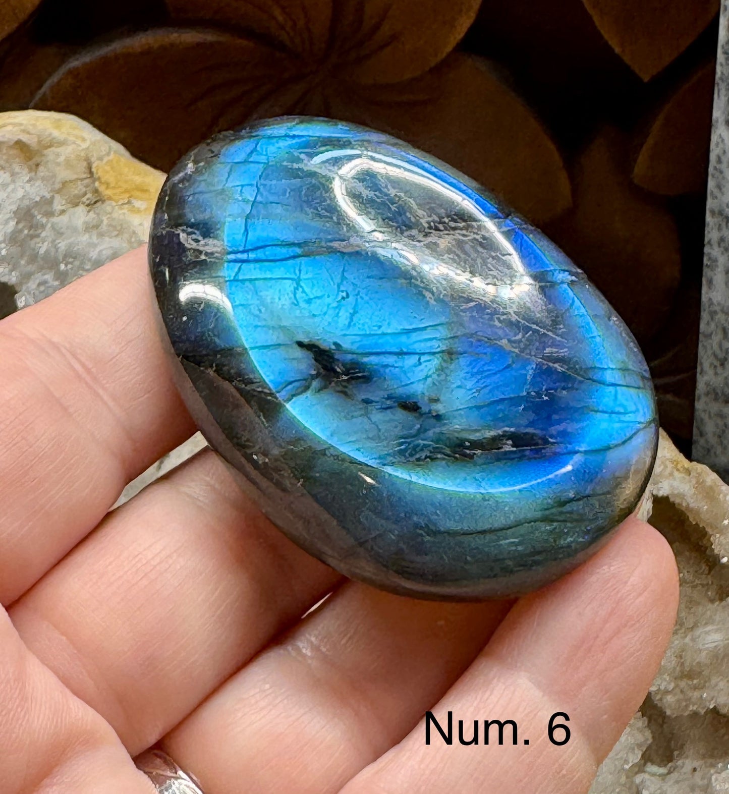 Pierre anti-stress labradorite