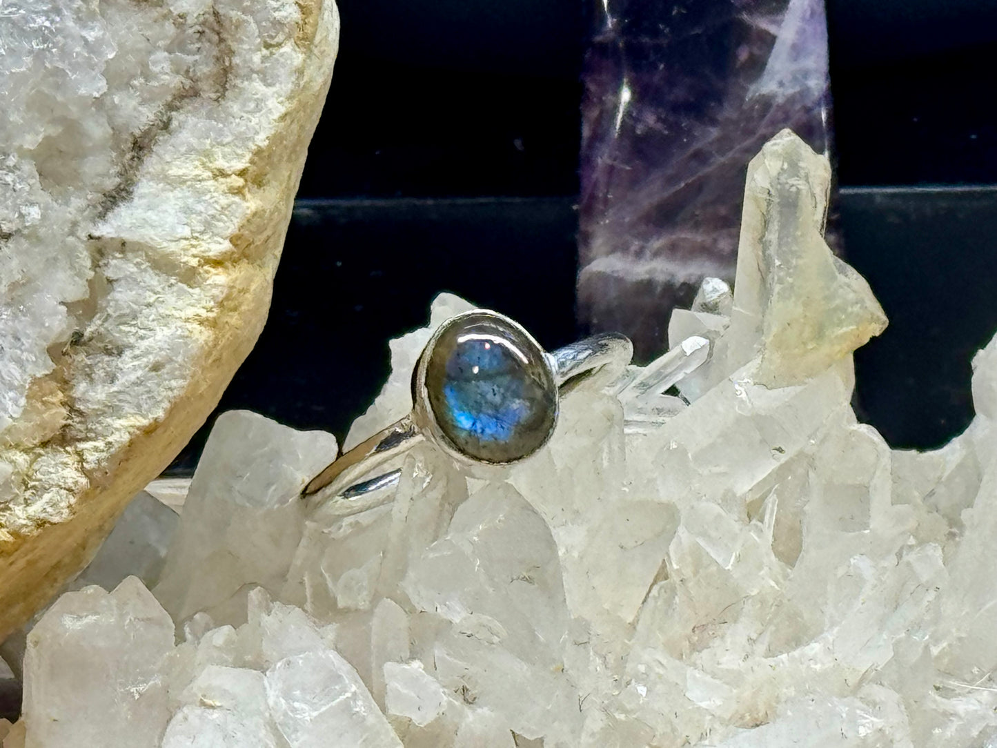 Bague en argent - Labradorite