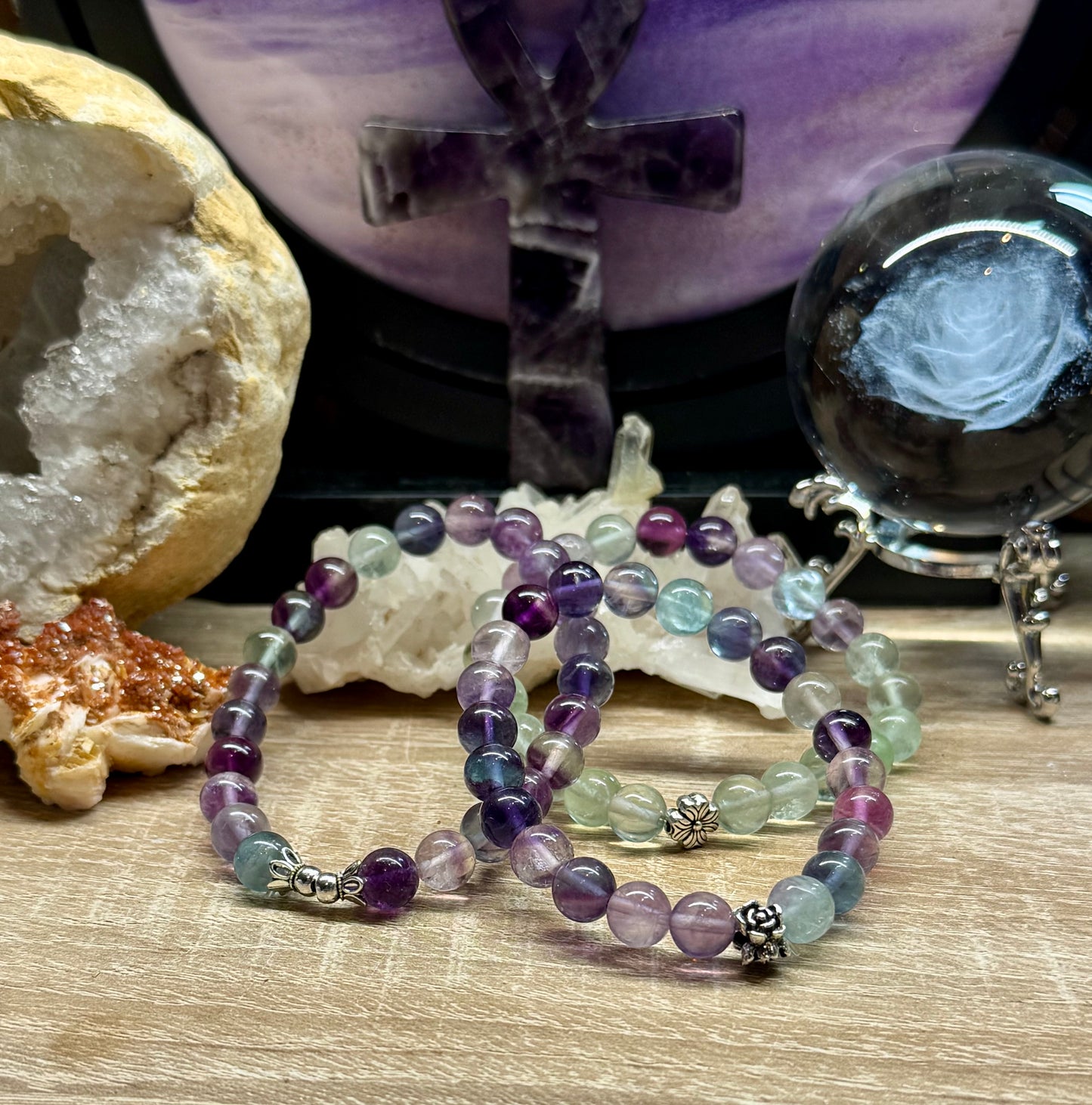 Bracelet de Fluorine AAA - 8mm