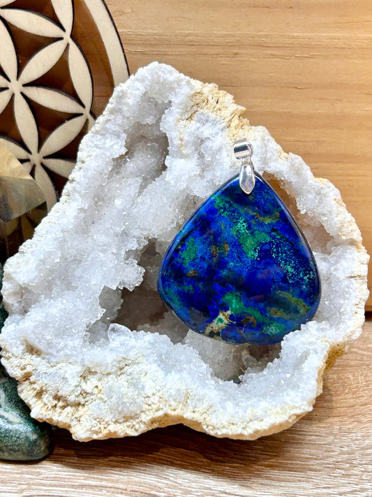 Pendentif d’azurite