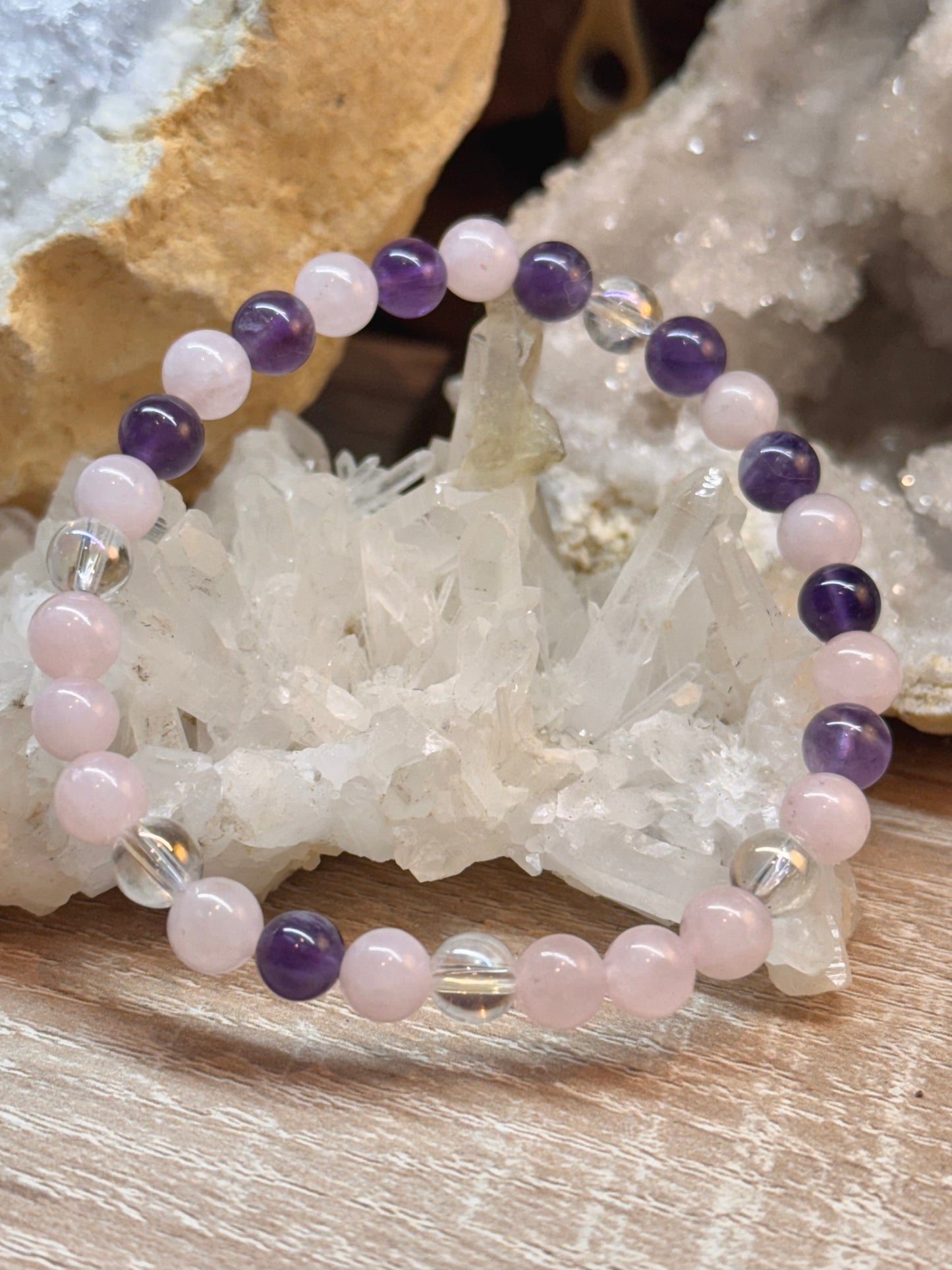 Bracelet "Amour Inconditionnel, Paix et Tranquillité"