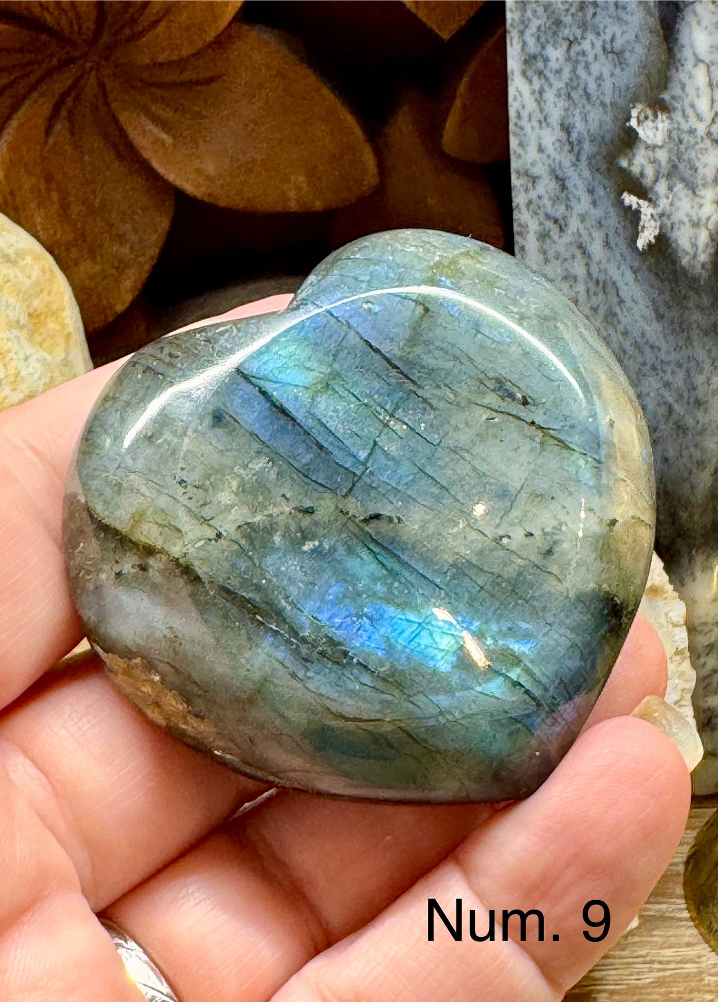 Pierre anti-stress labradorite