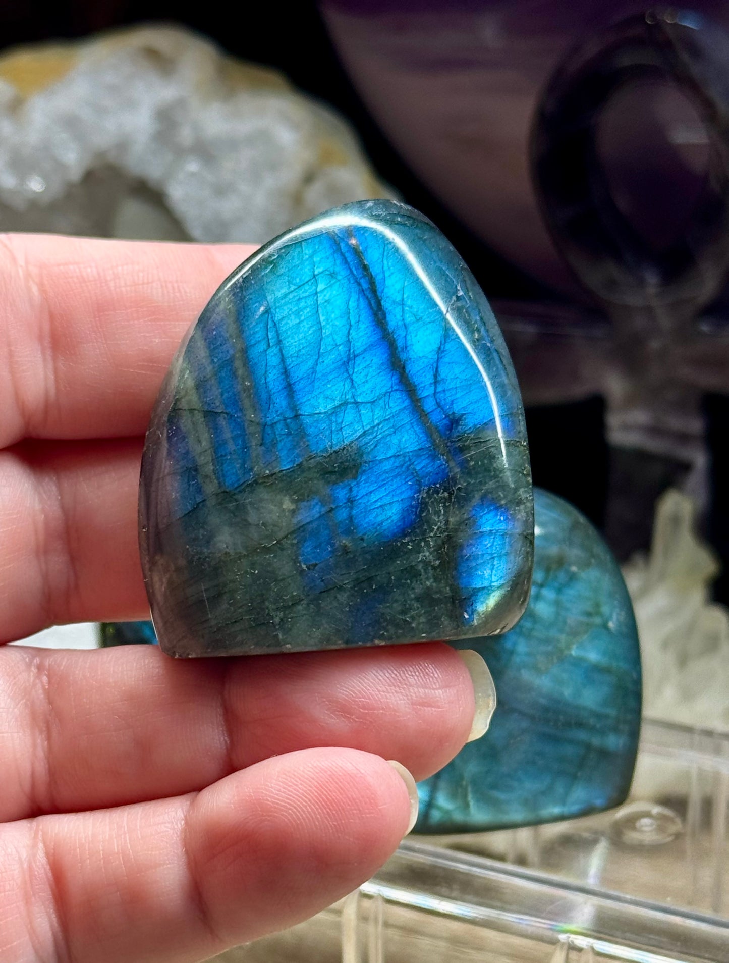 Pierres de Labradorite à poser
